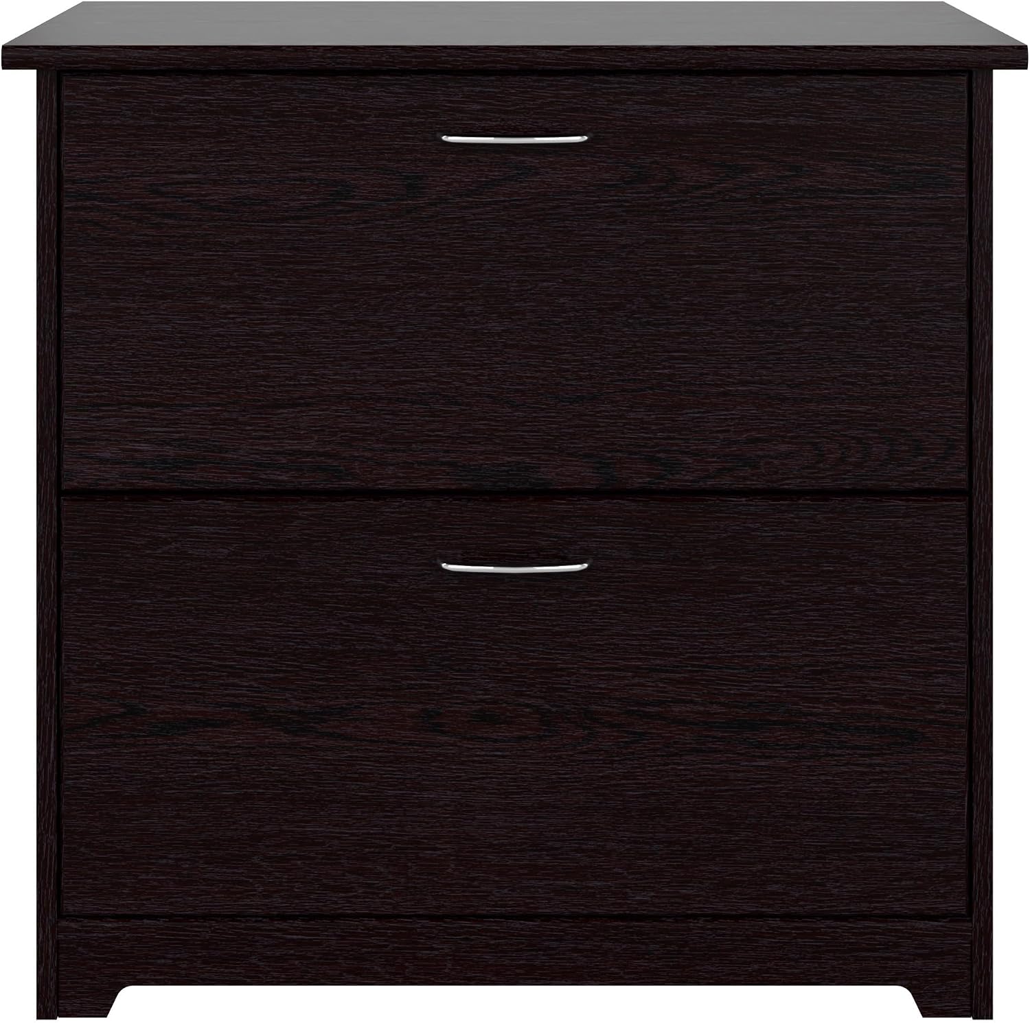 Bush Home Cabot 2 Drawer Lateral File Cabinet in Harvest Cherry, Home Office Chest for Letter, Legal, and A4-size Document Storage