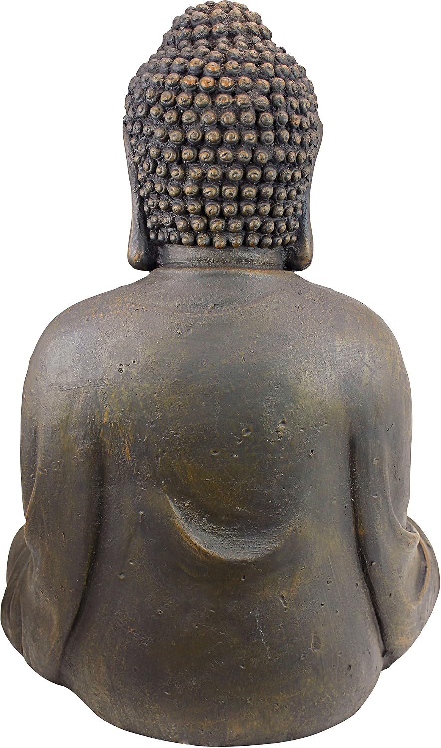 Design Toscano Jolly Hotei Laughing Man Asian Decor Indoor/Outdoor Garden Statue, 26 inches tall, Cast Stone Resin, Two Tone Stone Finish