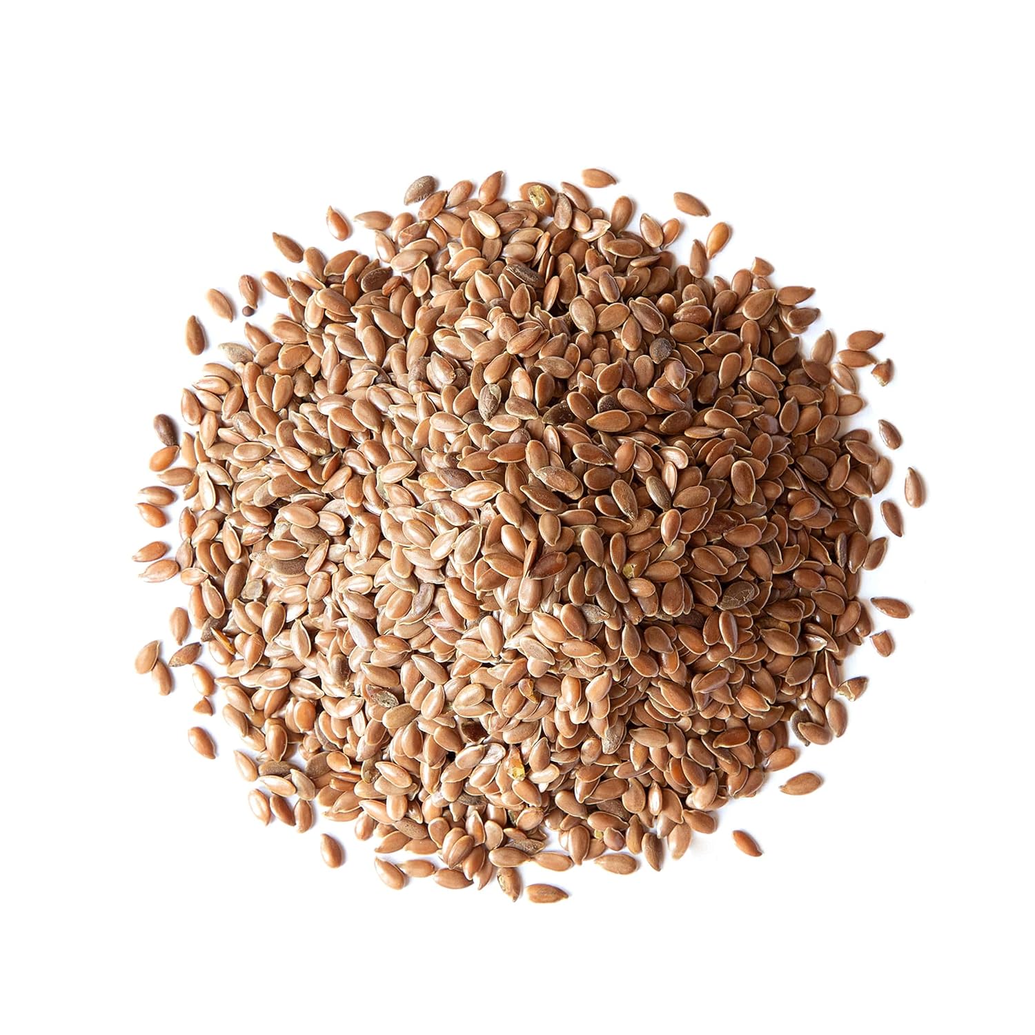 Food to Live - Brown Flax Seeds, 5 Pounds Raw Whole Flaxseed, Kosher, Vegan, Bulk. High Dietary Fiber Food. Rich in Omega-3 Fats. Great for Salads, Baked Goods, Smoothies, Oatmeal, and Yogurt.