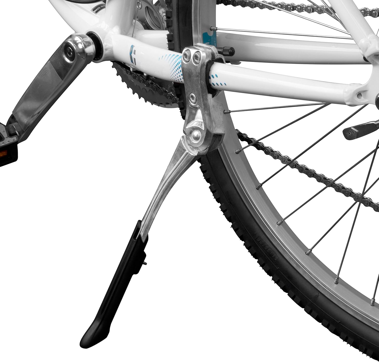 BV Rear Bike Stand for 24"-28" Bikes - Adjustable Bike Kickstand for Adult Bike with 8 Height Levels