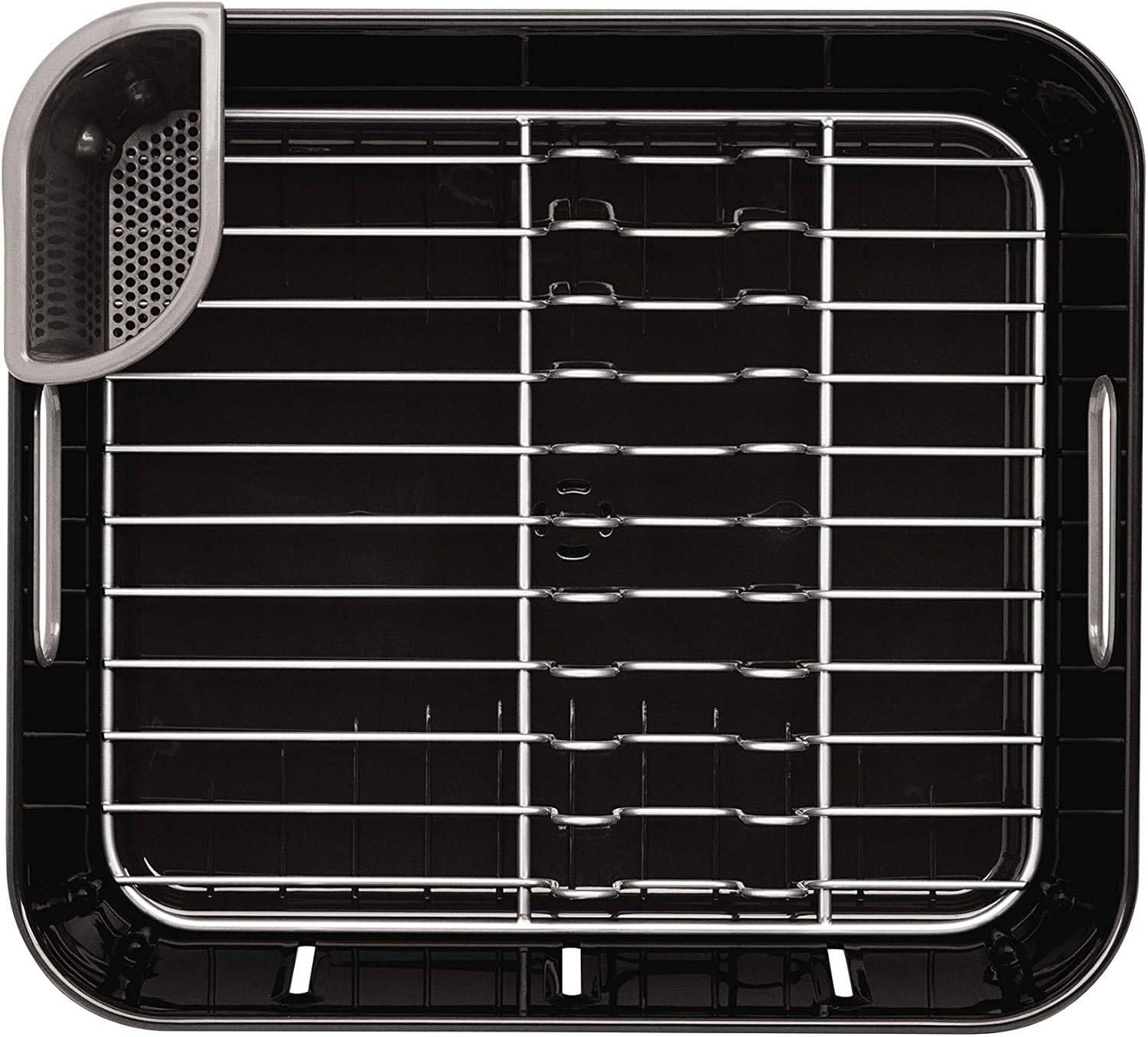 simplehuman Compact Dish Rack, White Plastic