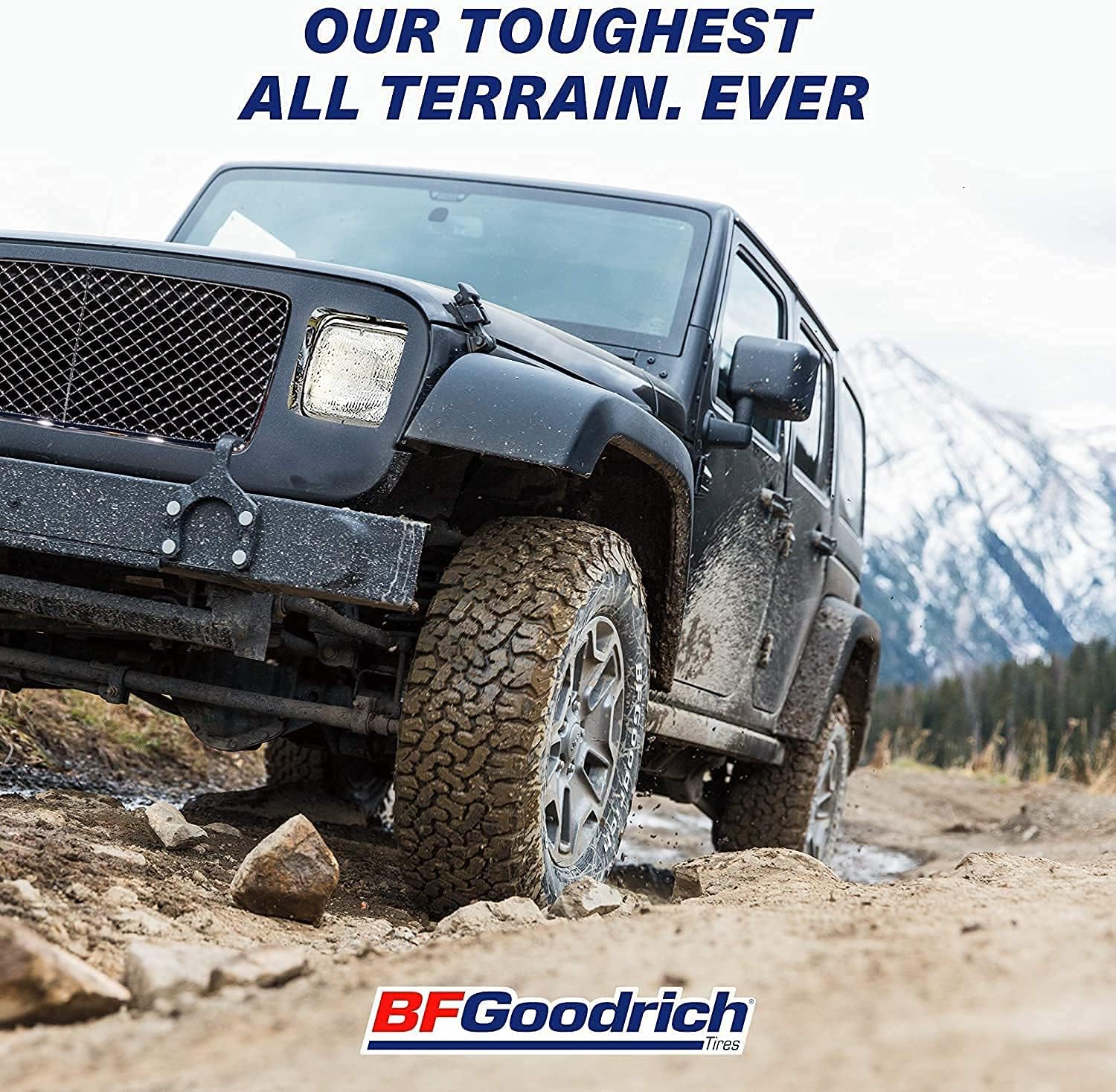BFGoodrich All Terrain T/A KO2 Radial Car Tire for Light Trucks, SUVs, and Crossovers, 31x10.50R15/C 109S | Light Truck All Terrain All Weather Traction 109S Rated C (6 Ply) Radial Construction Raised White Letters Tire