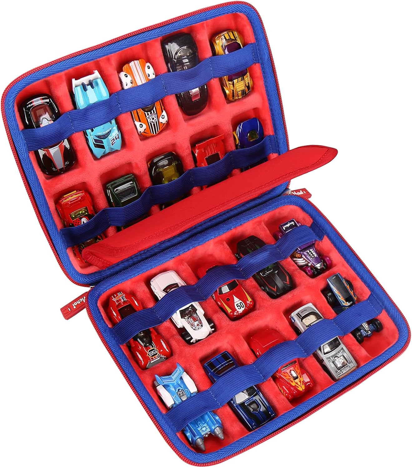 Mchoi Hot Wheels Case Storage for HOT WHEELS20 Cars, Toy Car Organizer for Your Matchbox Cars Storage, Case Only