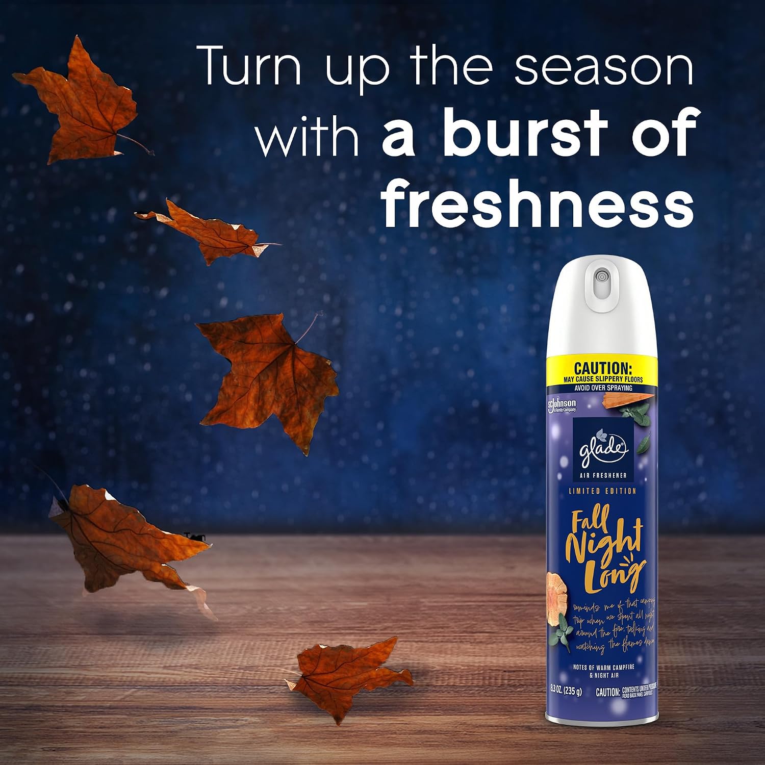 Glade Air Freshener Room Spray, Fall Night Long, 8.3 oz, 2 Count