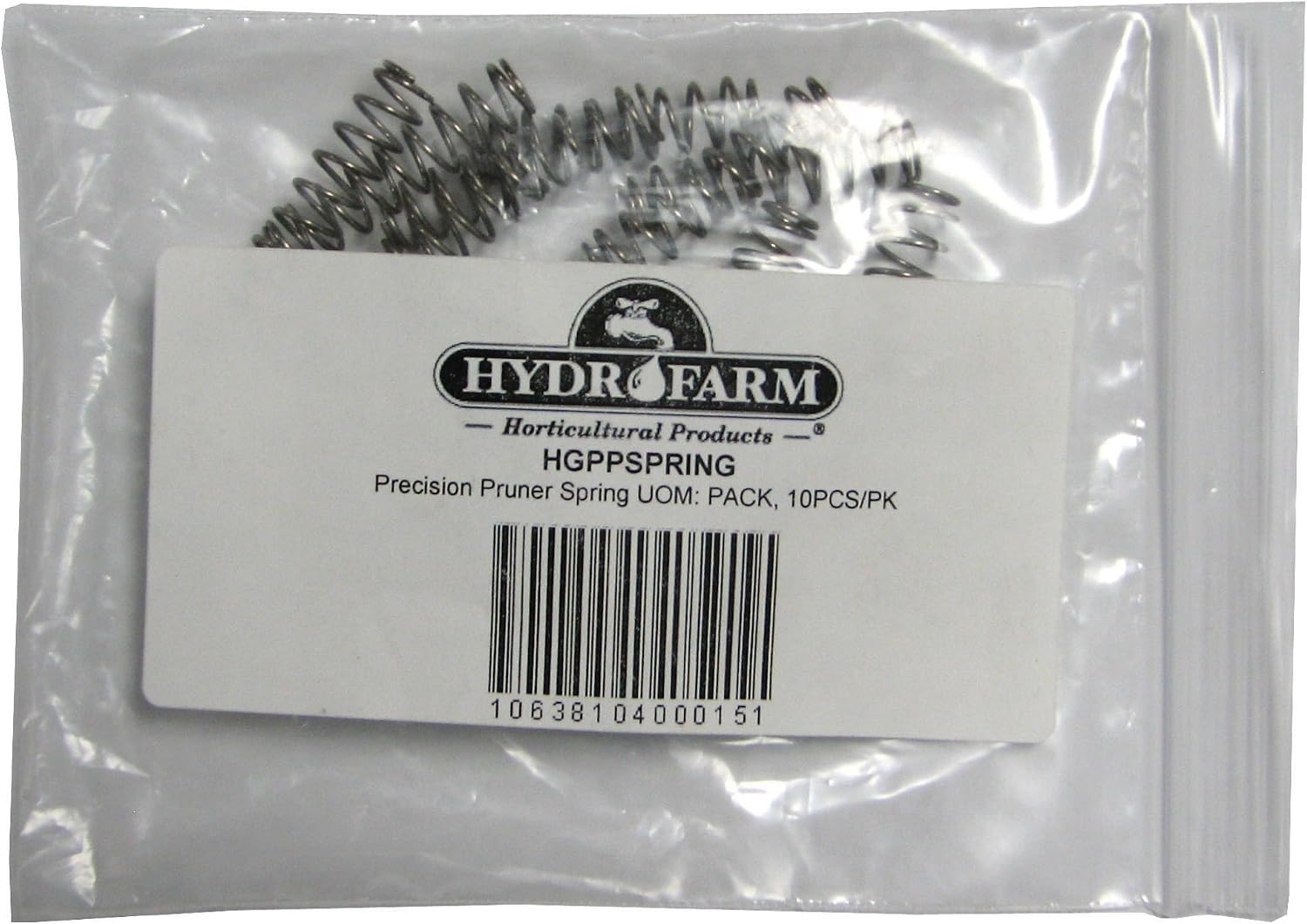 Hydrofarm HGPPSPRING Precision Pruner Spring, Pack Contains 10 Springs