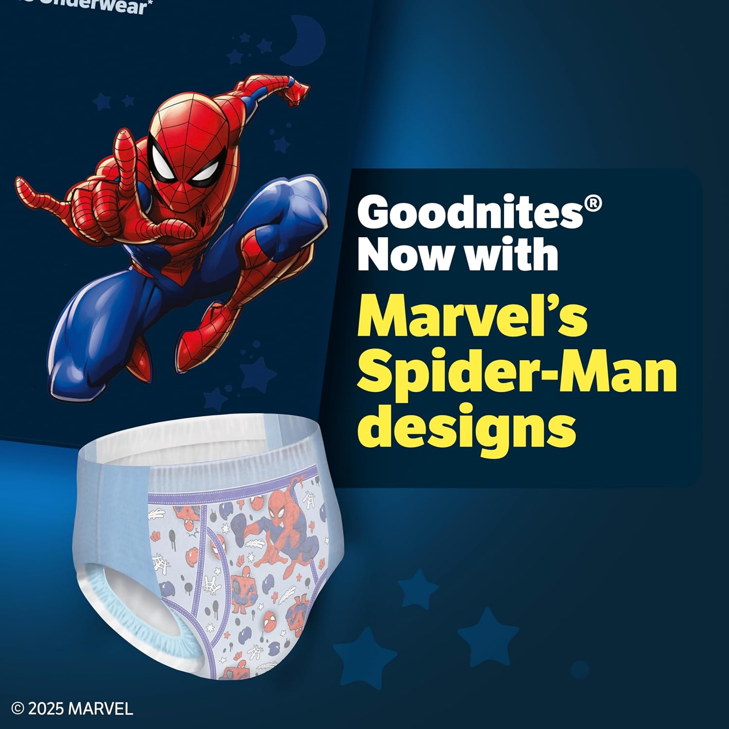 Goodnites Boys' Nighttime Bedwetting Underwear, Size S/M (43-68 lbs), 44 Ct (2 Packs of 22), Packaging May Vary