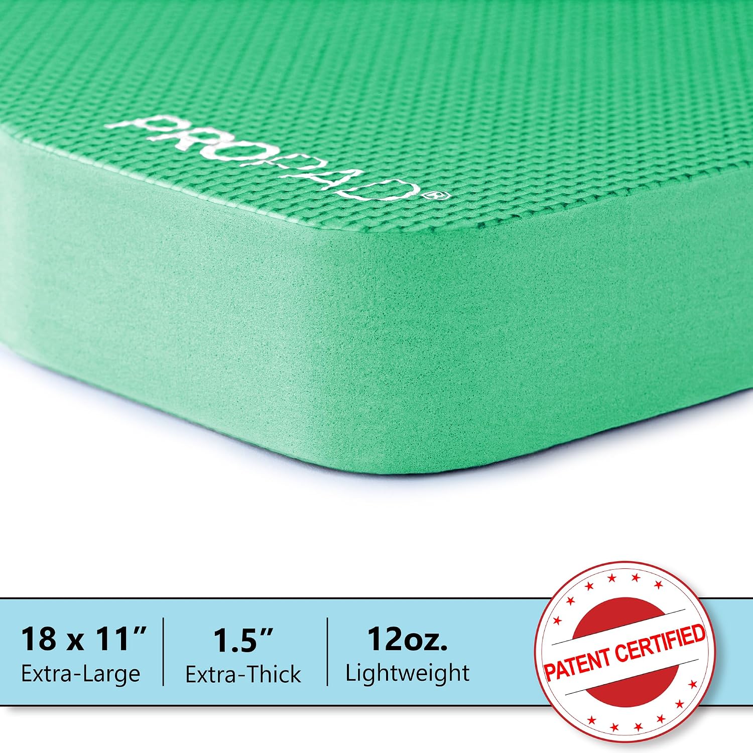Thick Kneeling Pad, Garden Kneeler for Gardening, Bath Kneeler for Baby Bath, Kneeling Mat for Exercise & Yoga, Knee Pad for Work, Floor Foam Pad, Extra Large (XL) 18 x 11 x 1.5 Inches, Blue