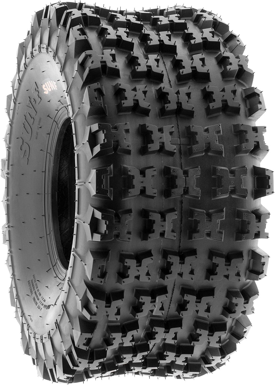 SunF XC ATV UTV Knobby Sport Tires 22x10-9,6 PR Tubeless A027, Set of 2