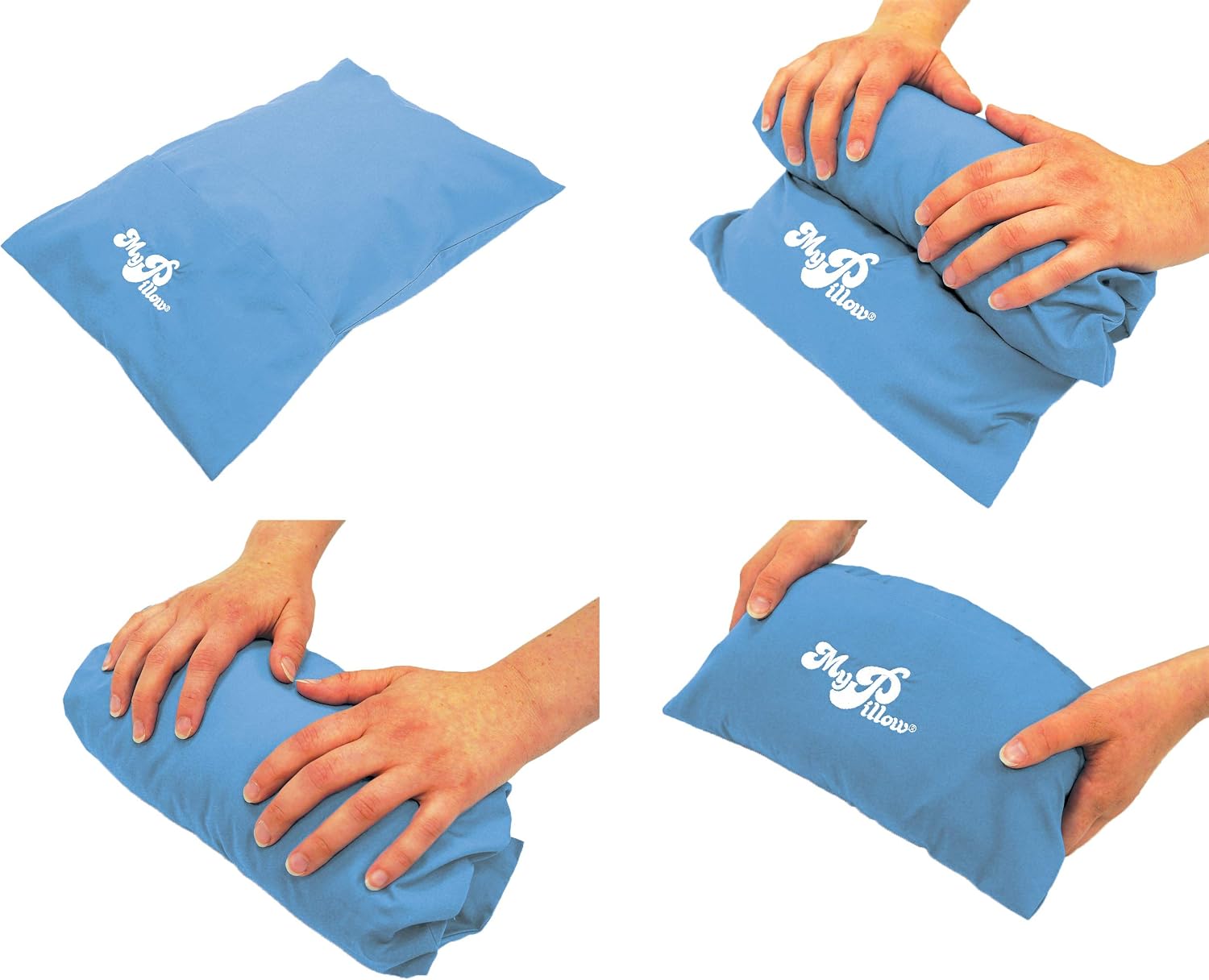 MyPillow Roll & GoAnywhere Travel Pillow (DayBreak Blue)