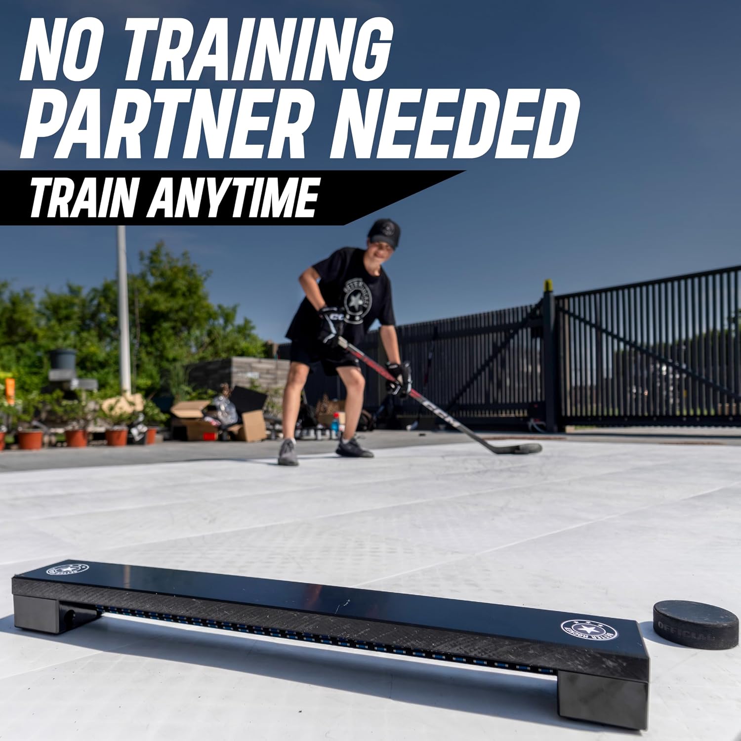 Better Hockey Extreme Hockey Rebounder - Professional Quality Sports Training Aid for Passing, Shooting and One Timers - 24 inch Passing Slot