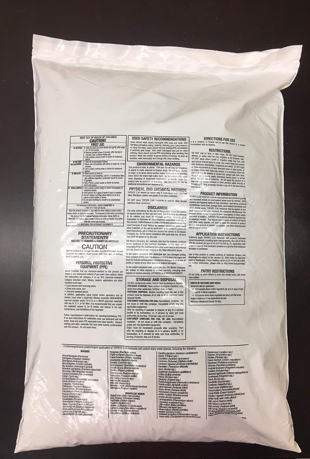 Topsite 2.5G Herbicide