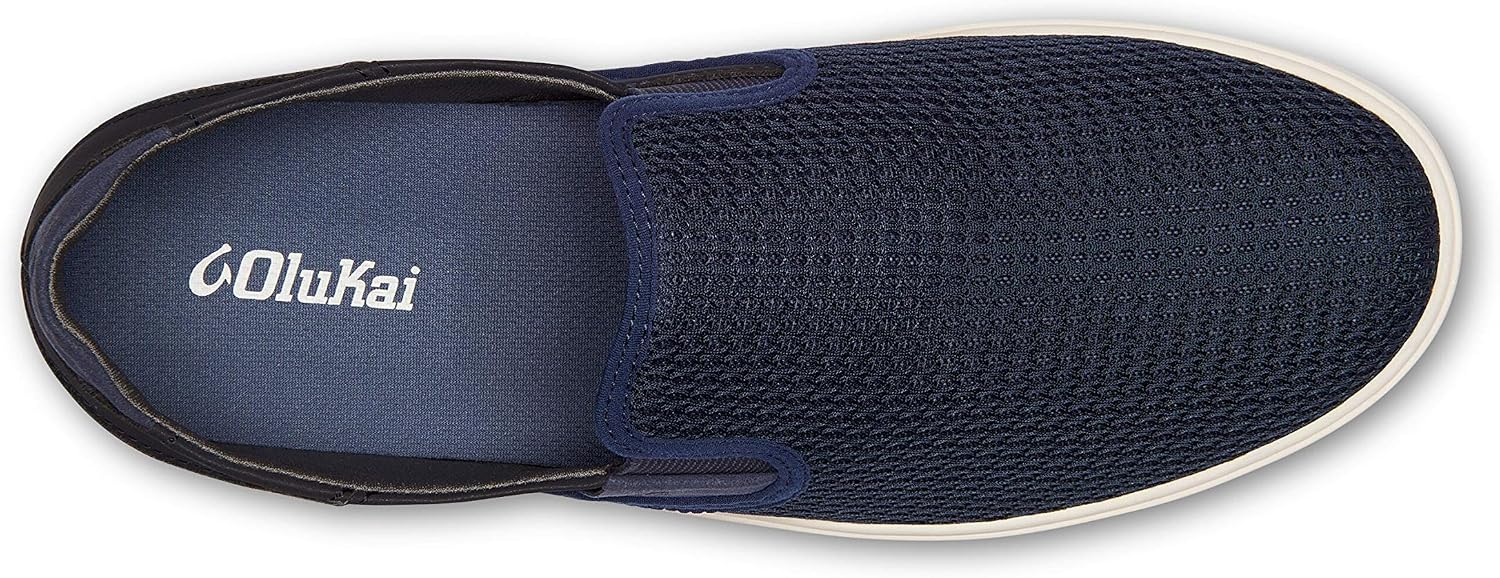 OluKai Lae'ahi Men's Slip On Shoes, Breathable Everyday Sneaker
