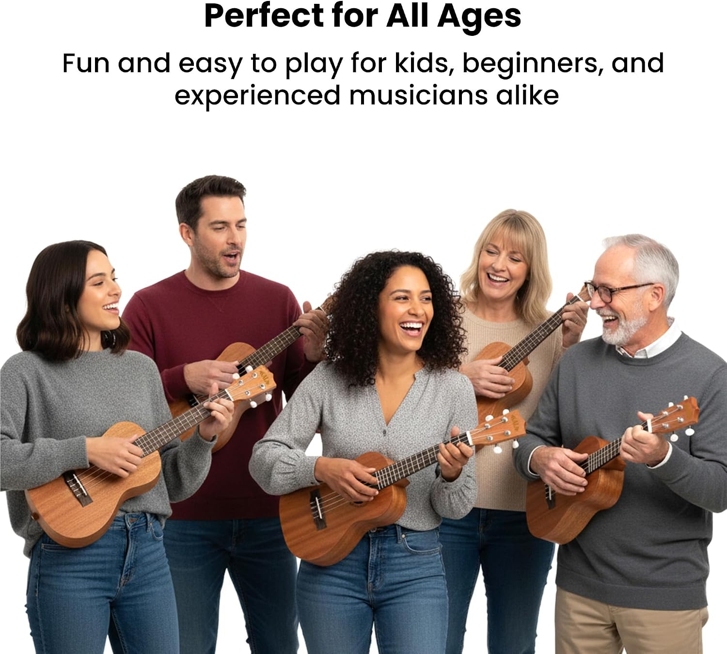 Kala KA-15C Satin Mahogany Concert Ukulele Bundle with Gig Bag, Tuner, Strap, Strings, Austin Bazaar Instructional DVD, and Polishing Cloth