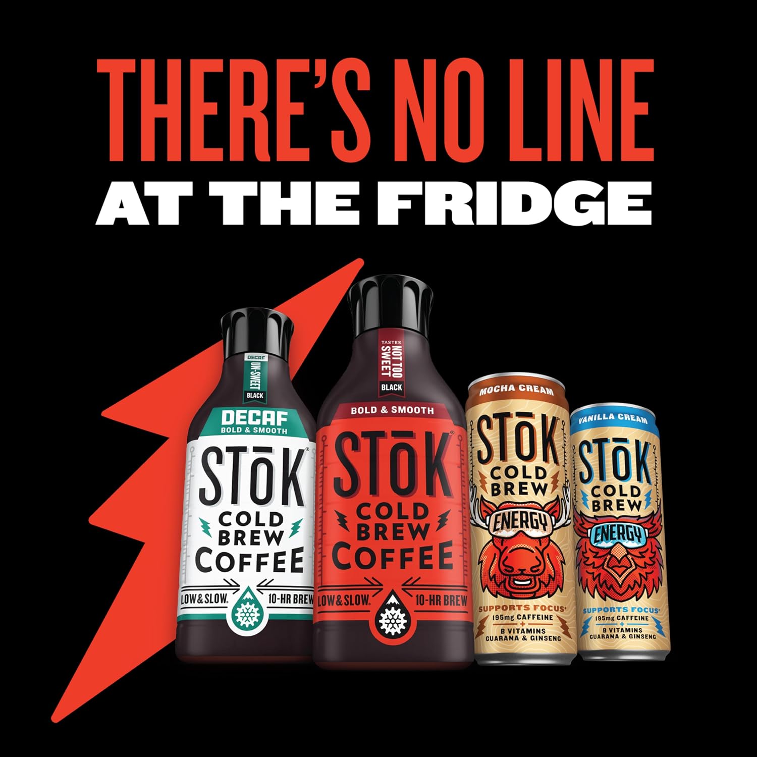 SToK Espresso Coffee Shots, Black, Unsweetened, Dark Roast Coffee, Use for Lattes, Americanos, 0.44 fl oz (264 Count)
