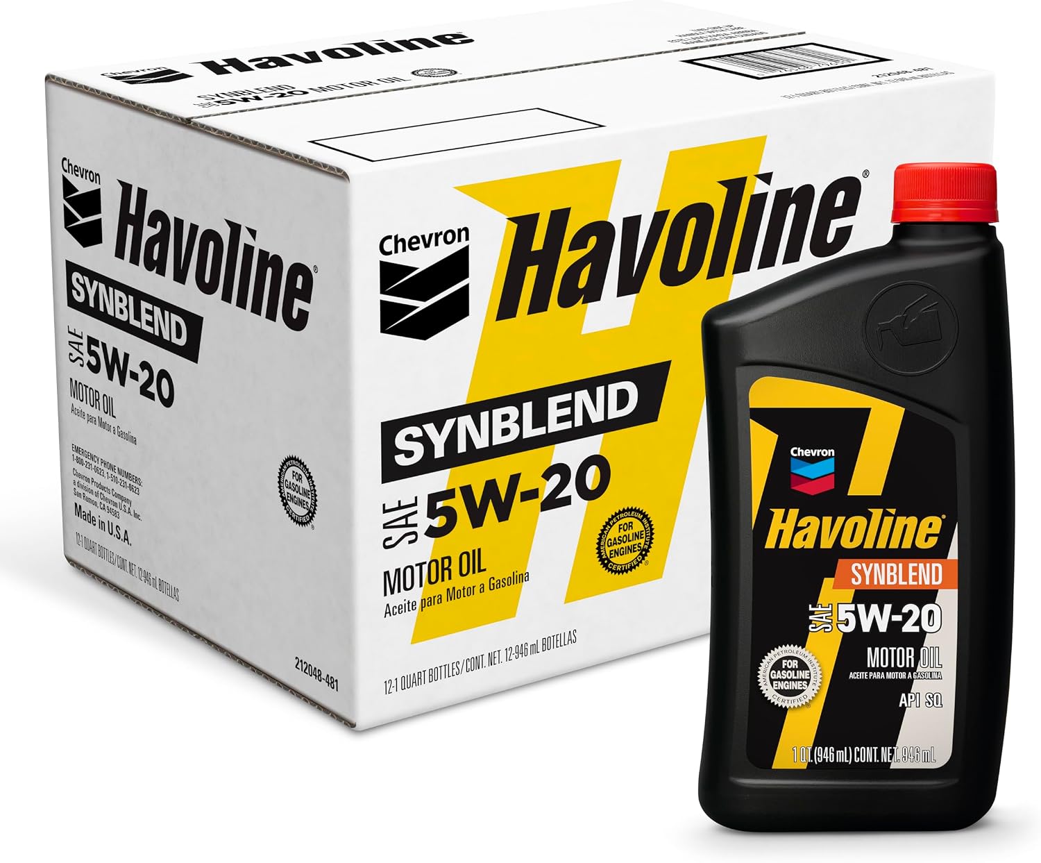 5W-20 Motor Oil - 1 qt. (223393720)