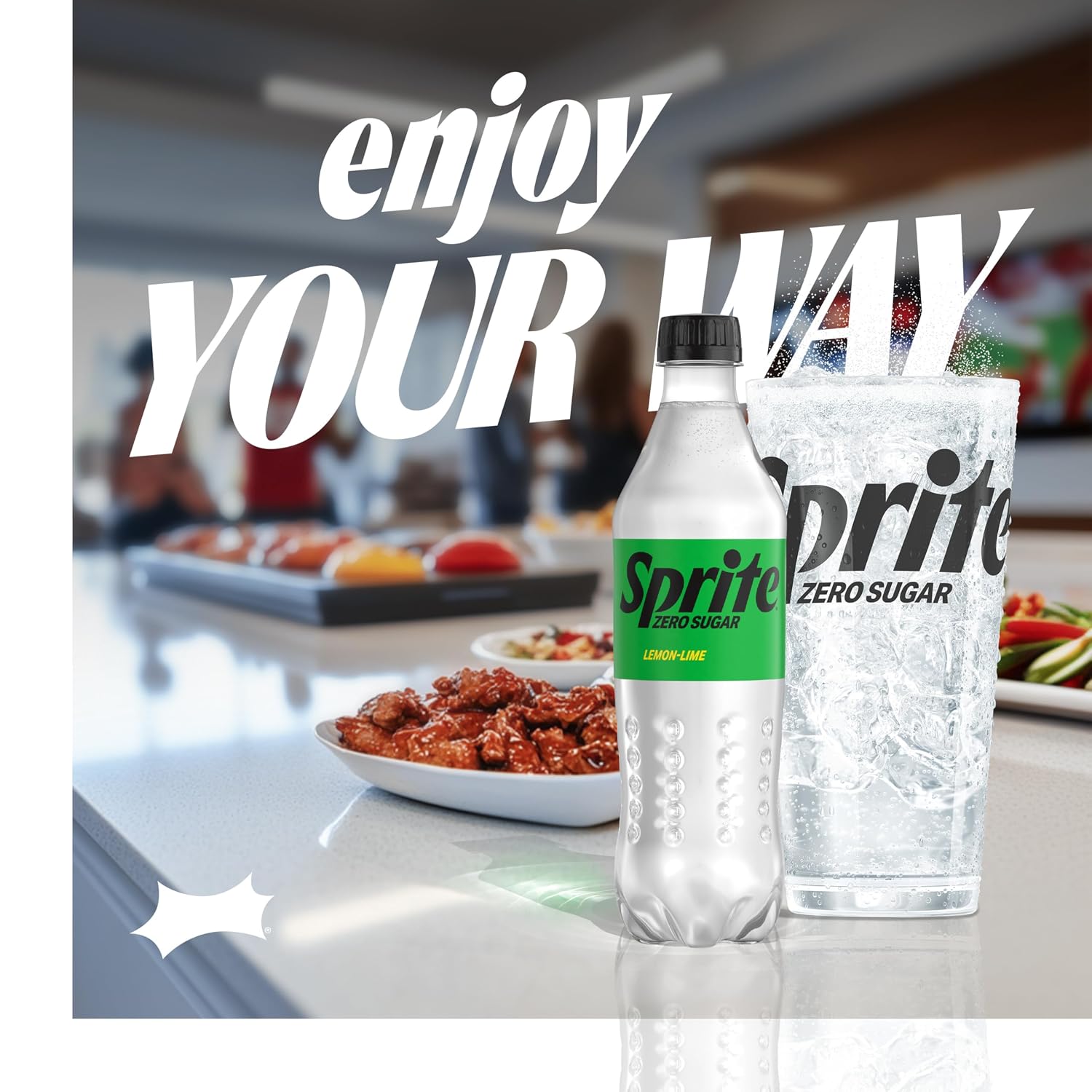 Sprite Lemon-Lime Caffeine-Free Soda Soft Drink Cans, 12 fl oz, 12 Pack | Fridge pack, naturally flavored soft drink, carbonated