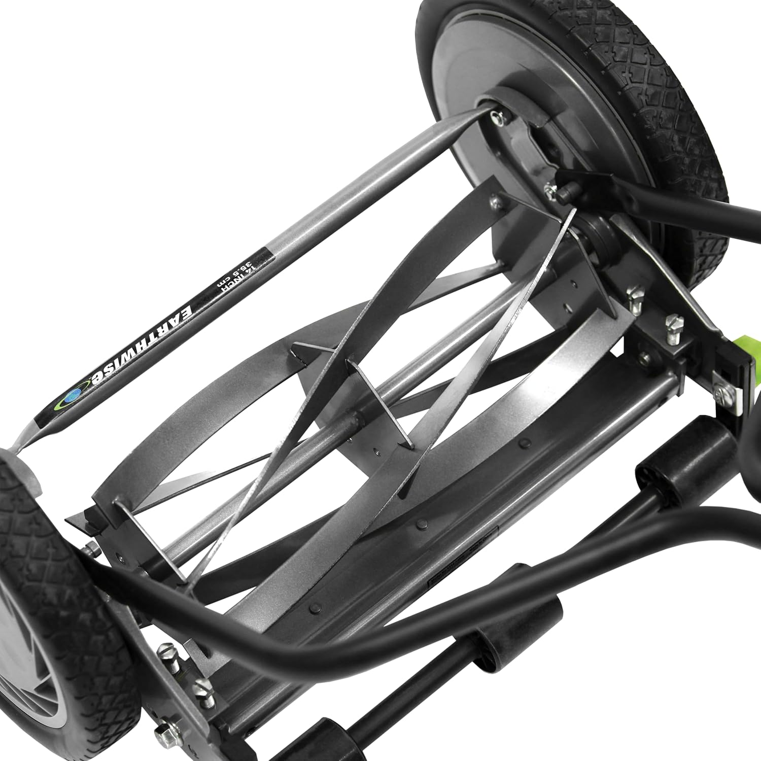 Earthwise 1715-16EW 16-Inch 7-Blade Push Reel Lawn Mower, Grey