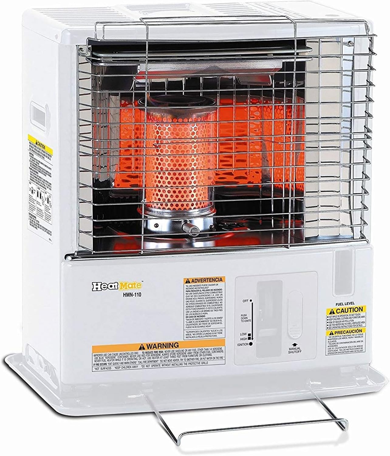 Sengoku HeatMate Indoor & Outdoor Portable Kerosene Oil Heater, 10, 000 BTU, White - Cordless Space Heating Machine for Home, Office, Garage, Basement