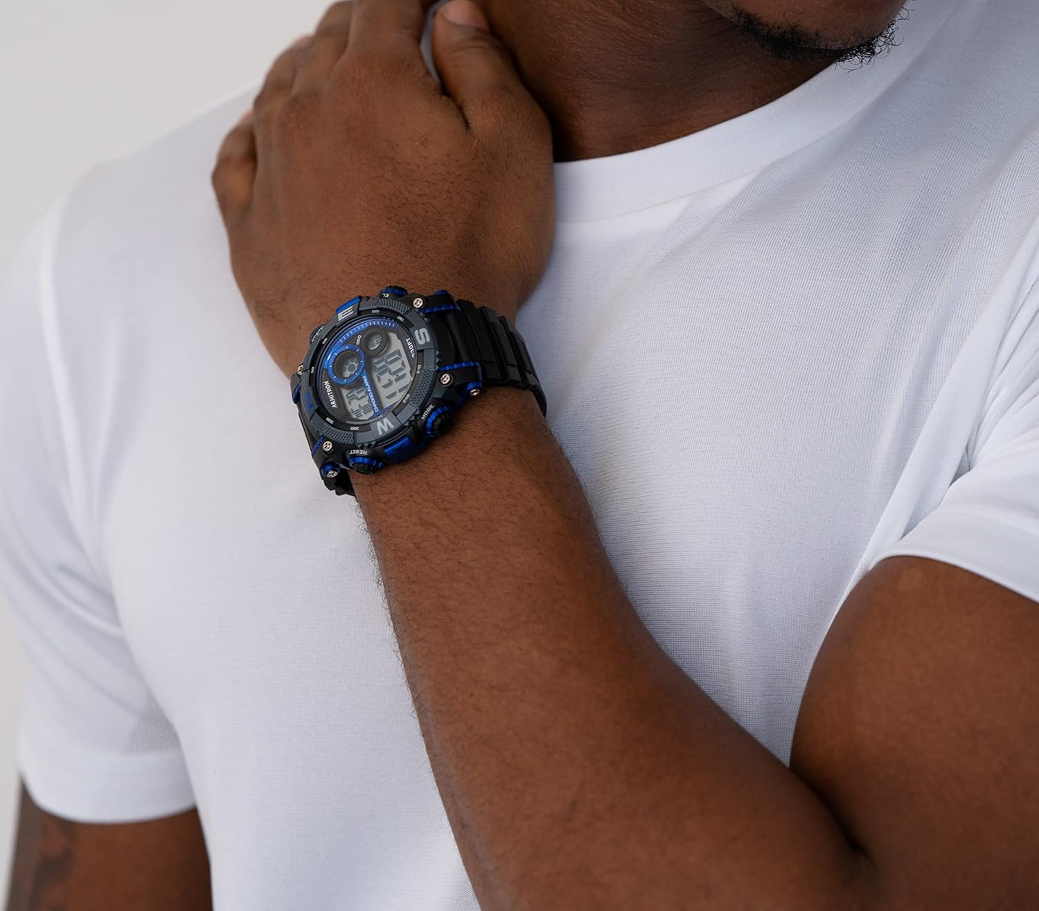 Armitron Sport Men's Digital Chronograph Resin Strap Watch, 40/8284