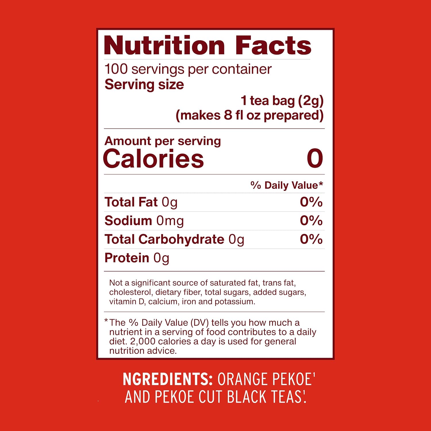 Luzianne Green Tea Bags, Family Size, 24ct Box (Pack of 1)