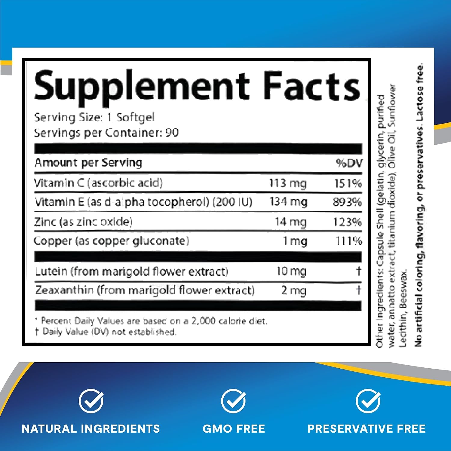 Lipotriad Visionary Eye Vitamins, 90 Capsules