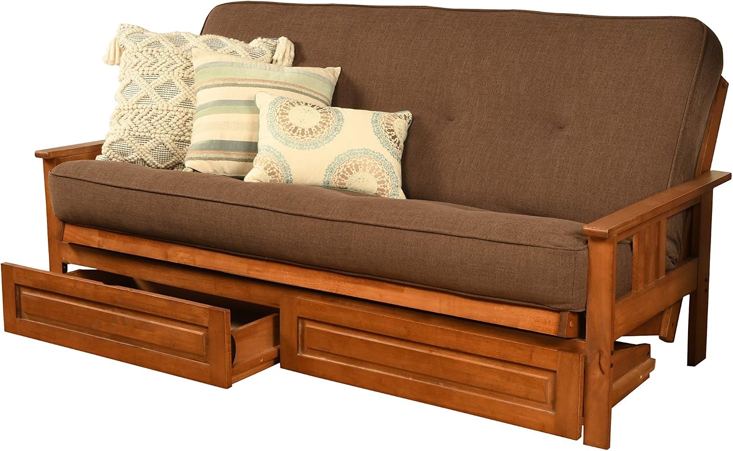 Kodiak Futons Monterey Futon Frame, No Drawers, Barbados