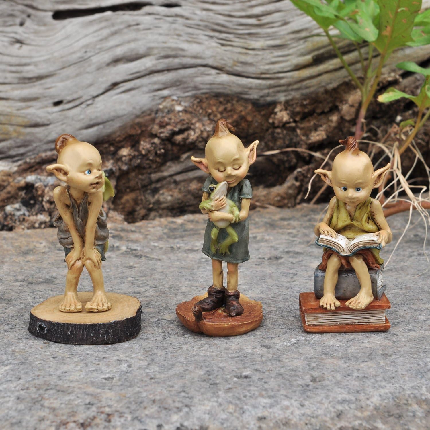 Top Collection Miniature Fairy Garden and Terrarium Statue, Mini Dragon, Green