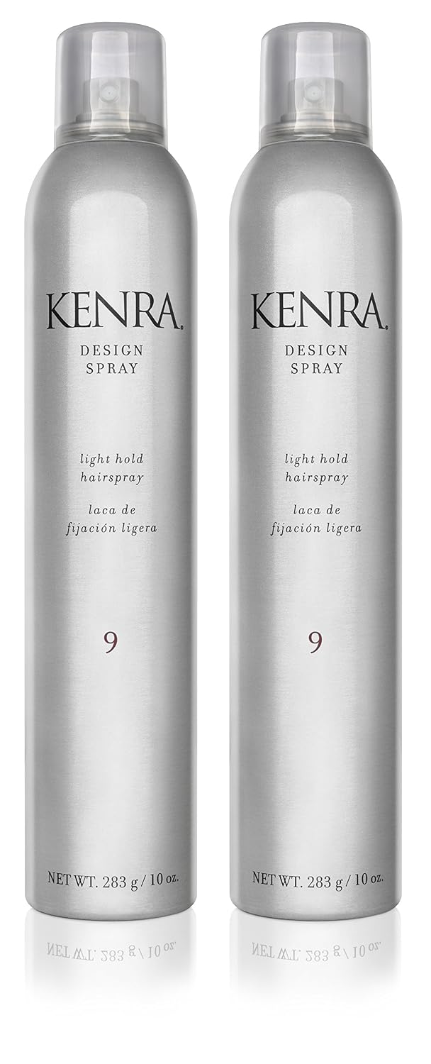 Kenra Design Spray 9 | Light Hold Hairspray | Tames Frizz & Flyaways | Lightweight, Brushable Formula | All Hair Types