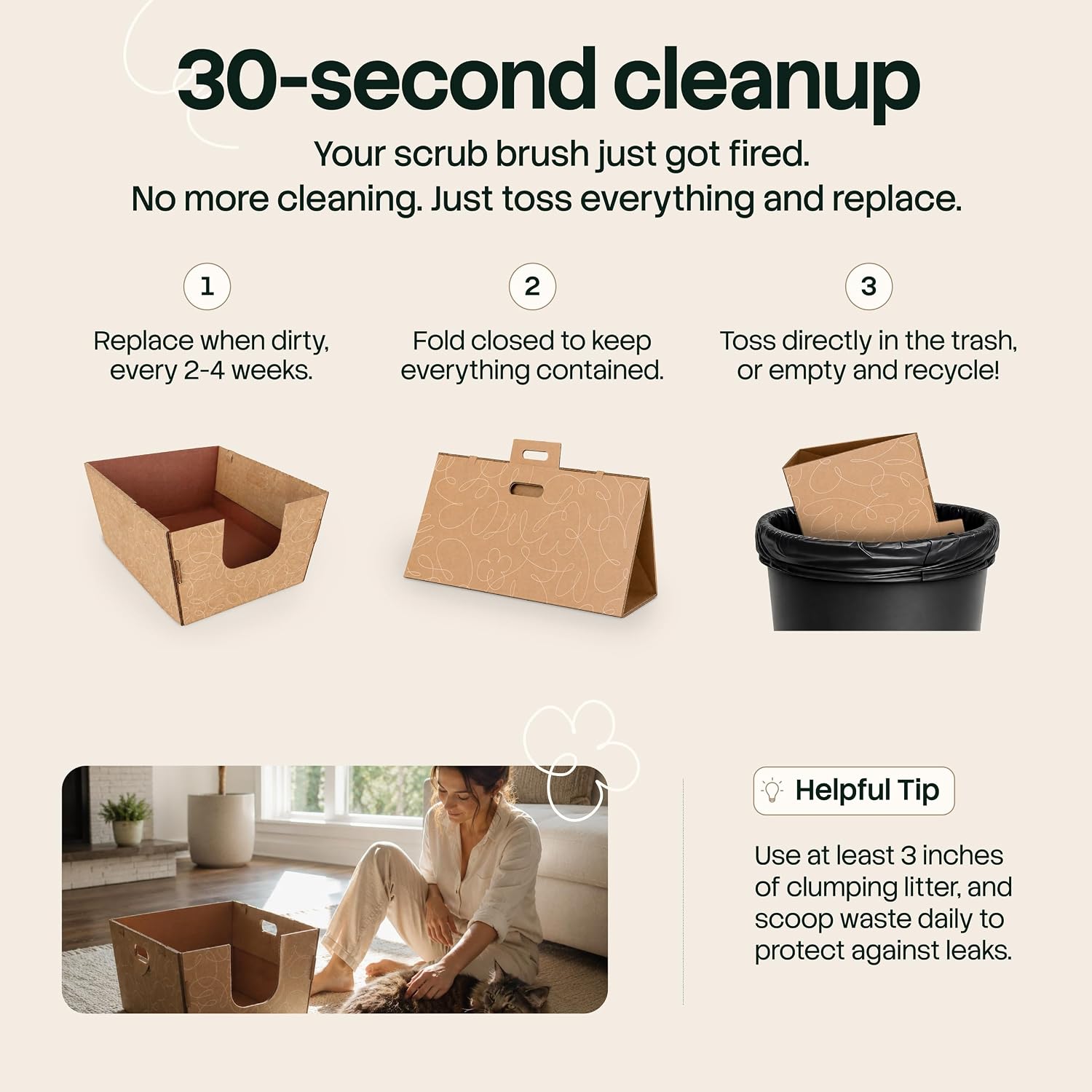 Cats Desire - Disposable Litter Boxes for Cats