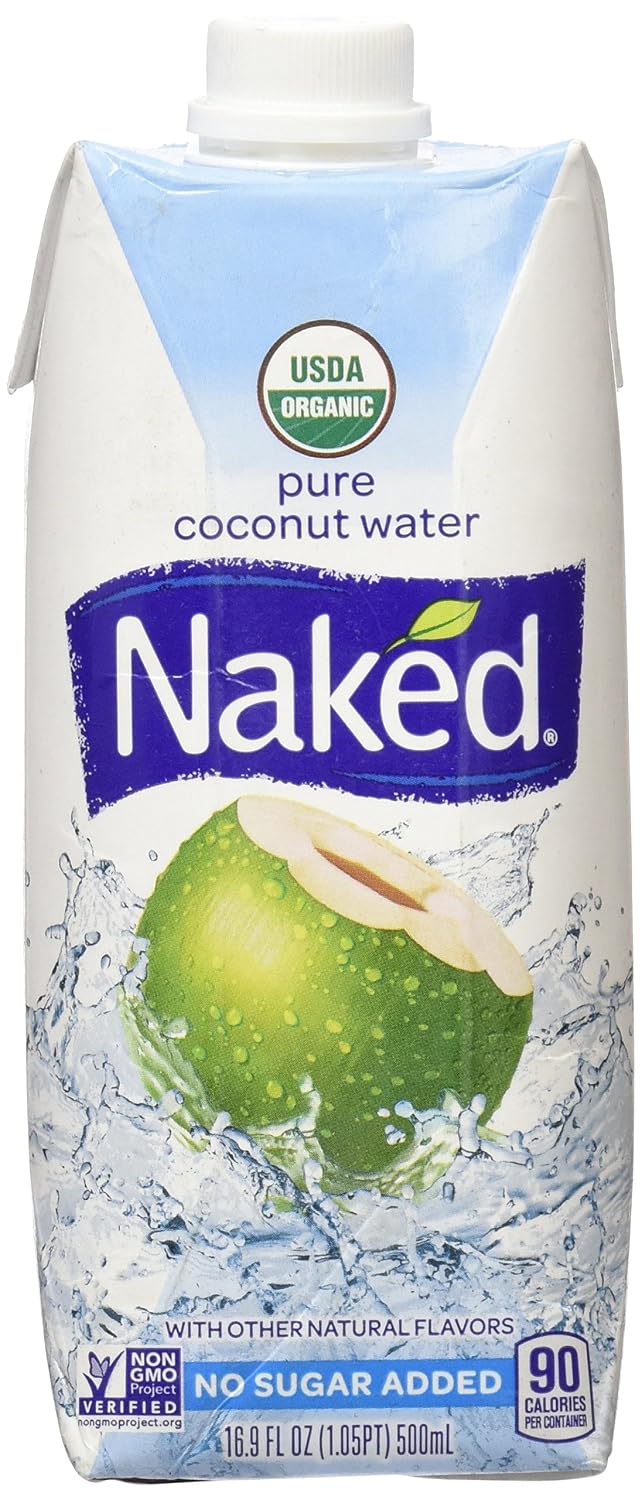 NAKED JUICE 100% Pure Organic Coconut Water, 16.9 Oz