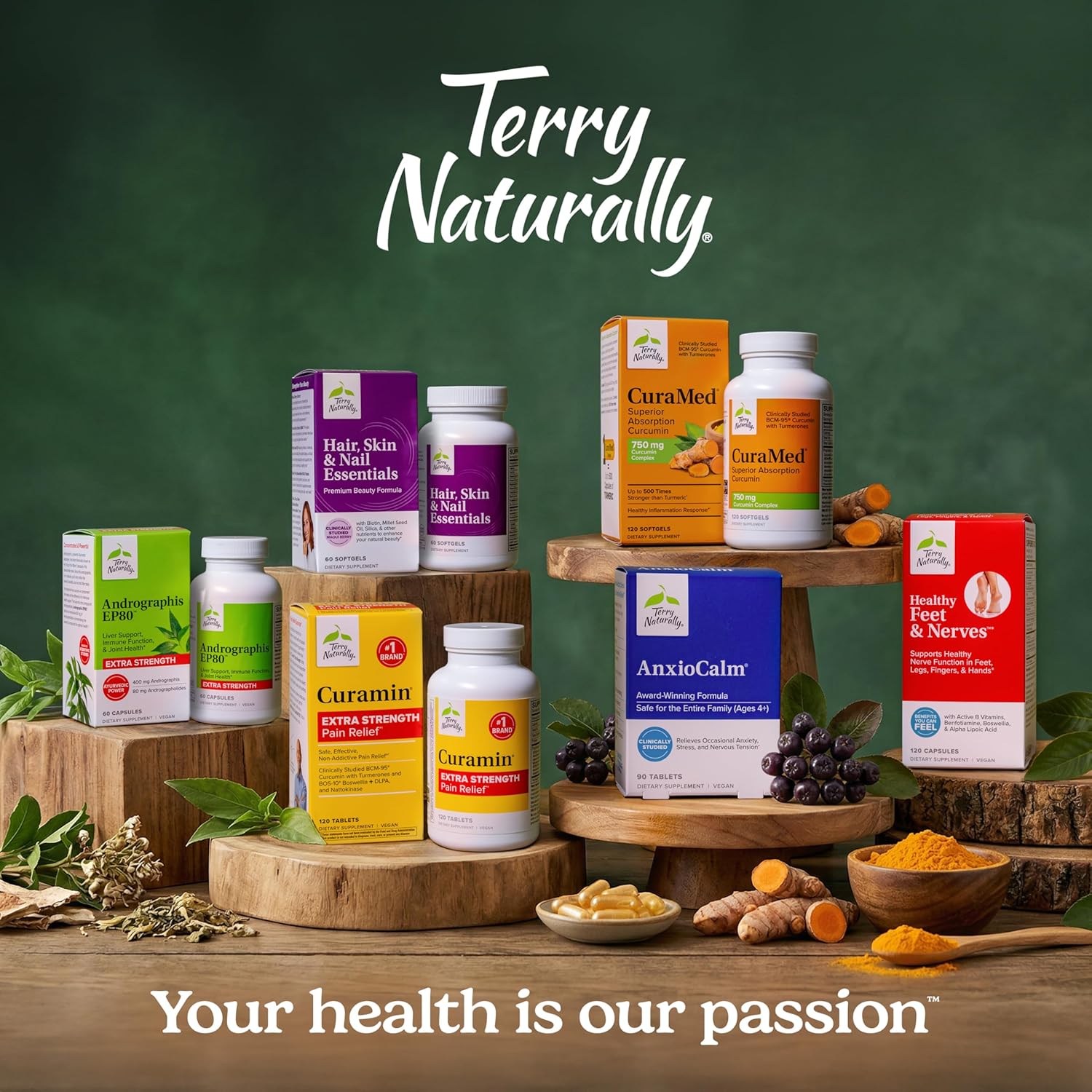 Terry Naturally CuraMed Acute - Muscle Soreness & Pain Relief - 60 Count