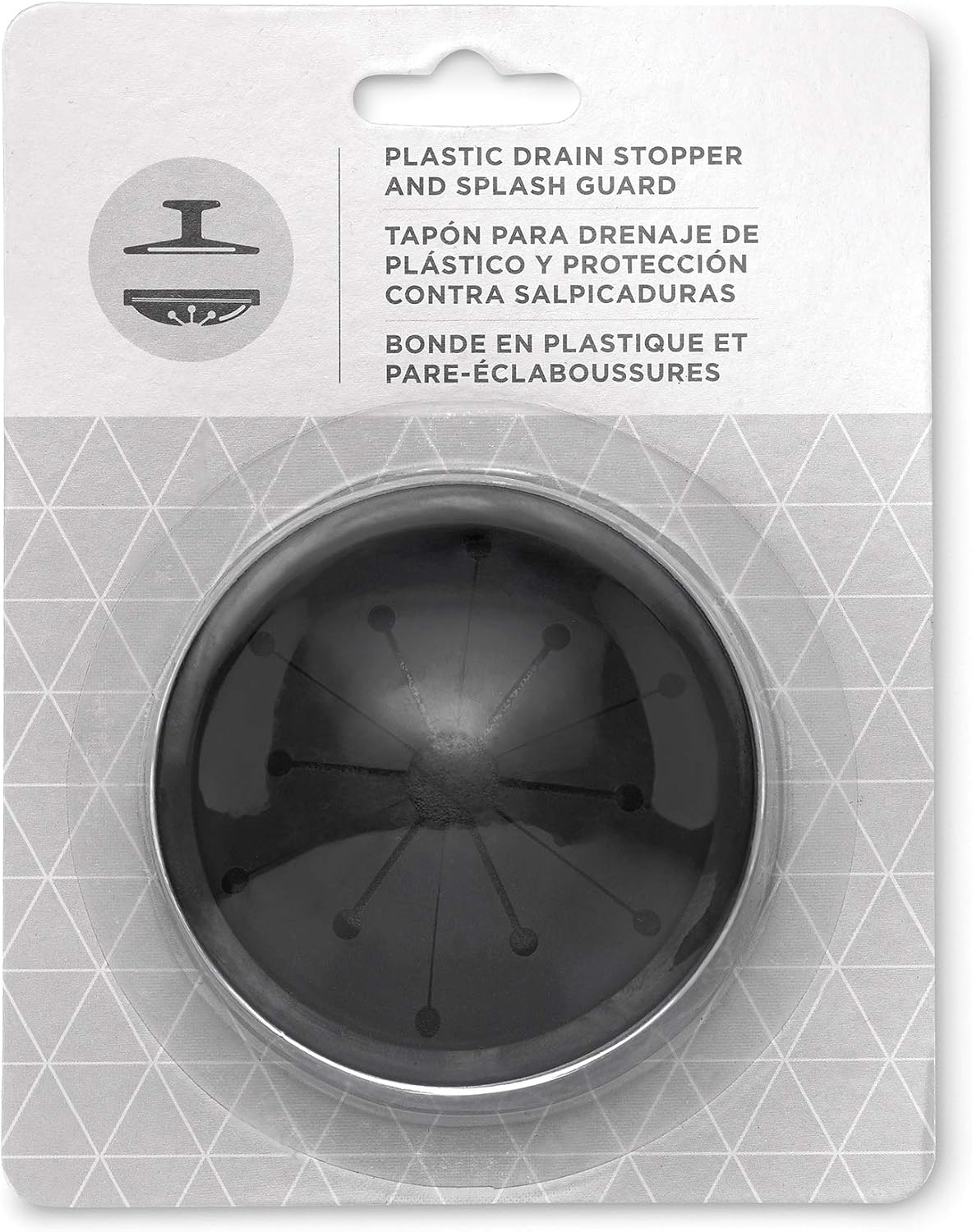 Waste King Legend Series 1 HP Continuous Feed Garbage Disposal with Power Cord - (L-8000) & 1025 EZ Mount Garbage Disposal Stopper and Splash Guard