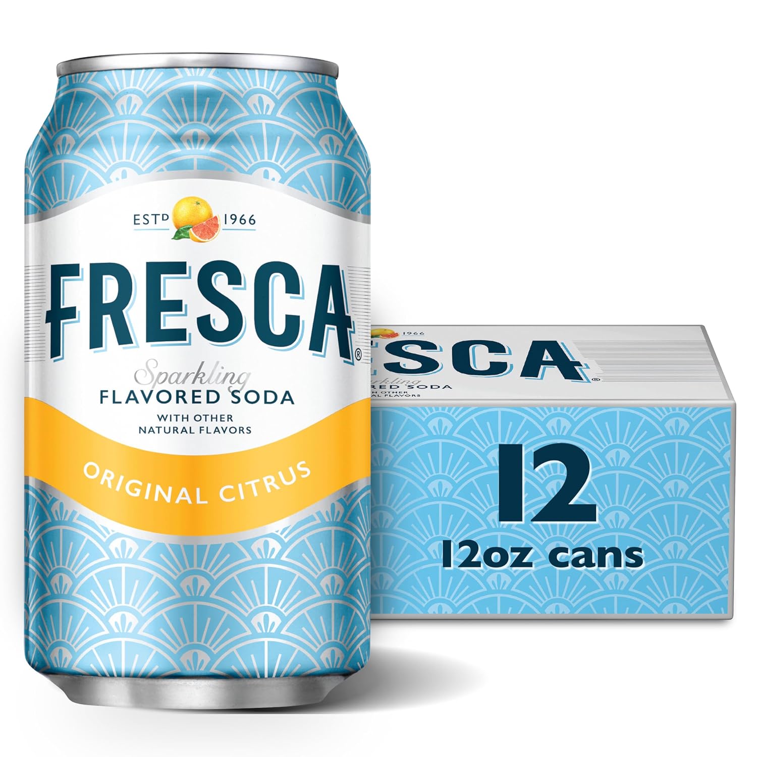 Fresca Citrus Soda, 12 Ounce (Pack of 12).
