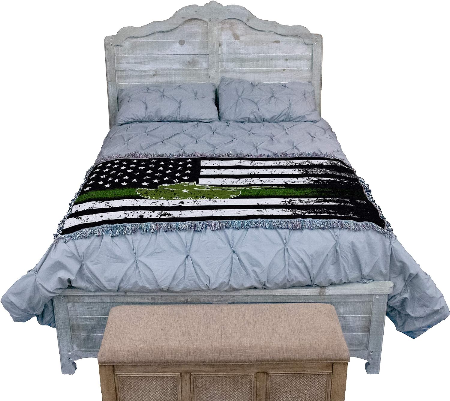 Pure Country Weavers US Army -Military Service Mark Seal Blanket Eagle - Gift Military Tapestry Throw Woven from Cotton - Made in the USA (72x54)