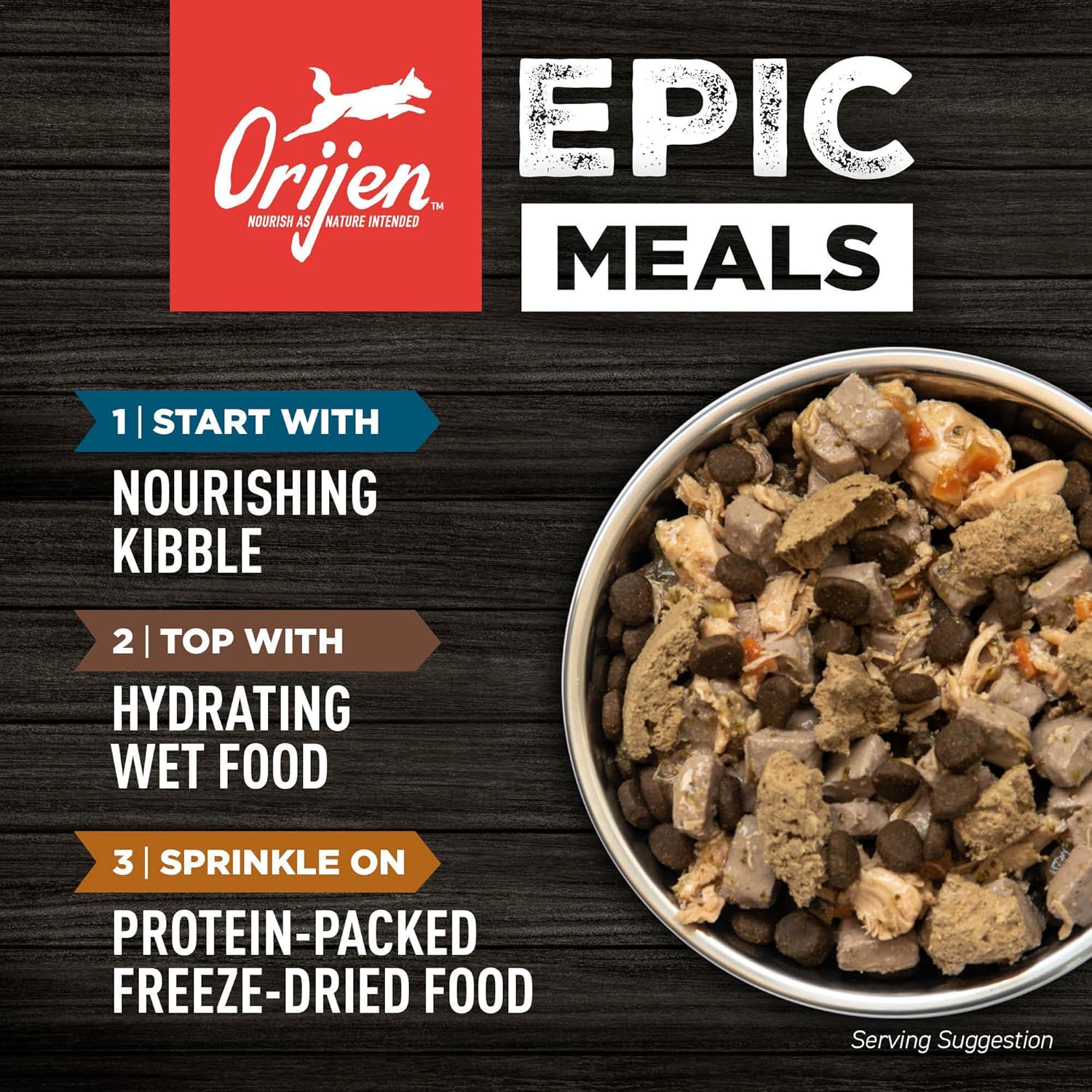 ORIJEN Grain Free WHOLEPREY Dry Dog Food Small Breed Recipe 10lb Bag