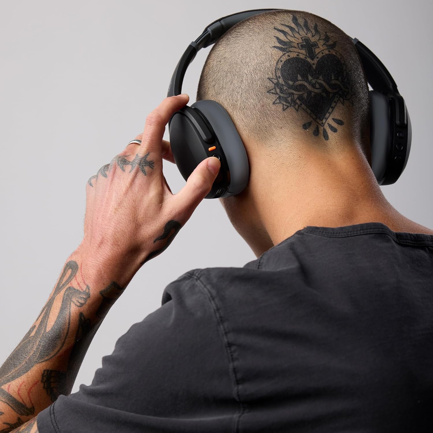 Skullcandy Crusher Evo Wireless Multi-Sensory Bass Headphones - True Black