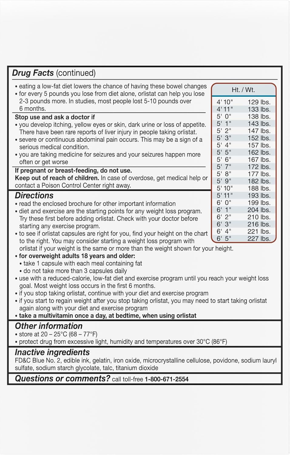 alli Weight Loss Diet Pills, Orlistat 60 mg Capsules, Non Prescription Weight Loss Aid, 120 Count Refill Pack (46925)