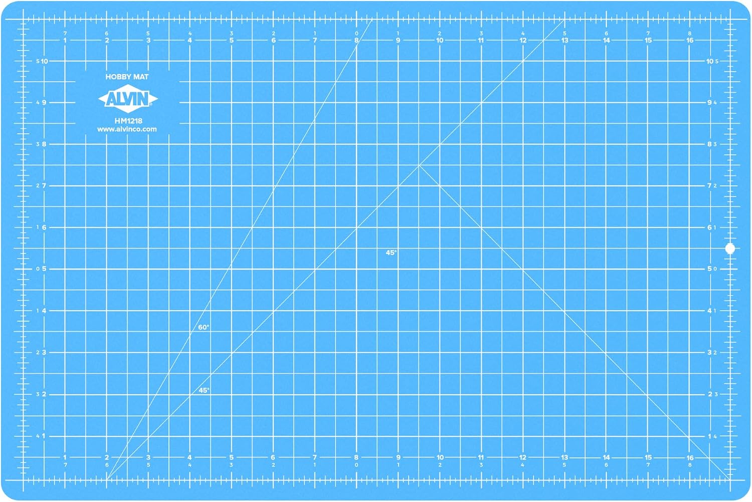 ALVIN HM Self-Healing Cutting Mat for Hobbies 24 x 36 inch | Double-Sided Blue/Grey | 3-Layer Gridded Surface for Arts, Crafts and Sewing - Model HM2436