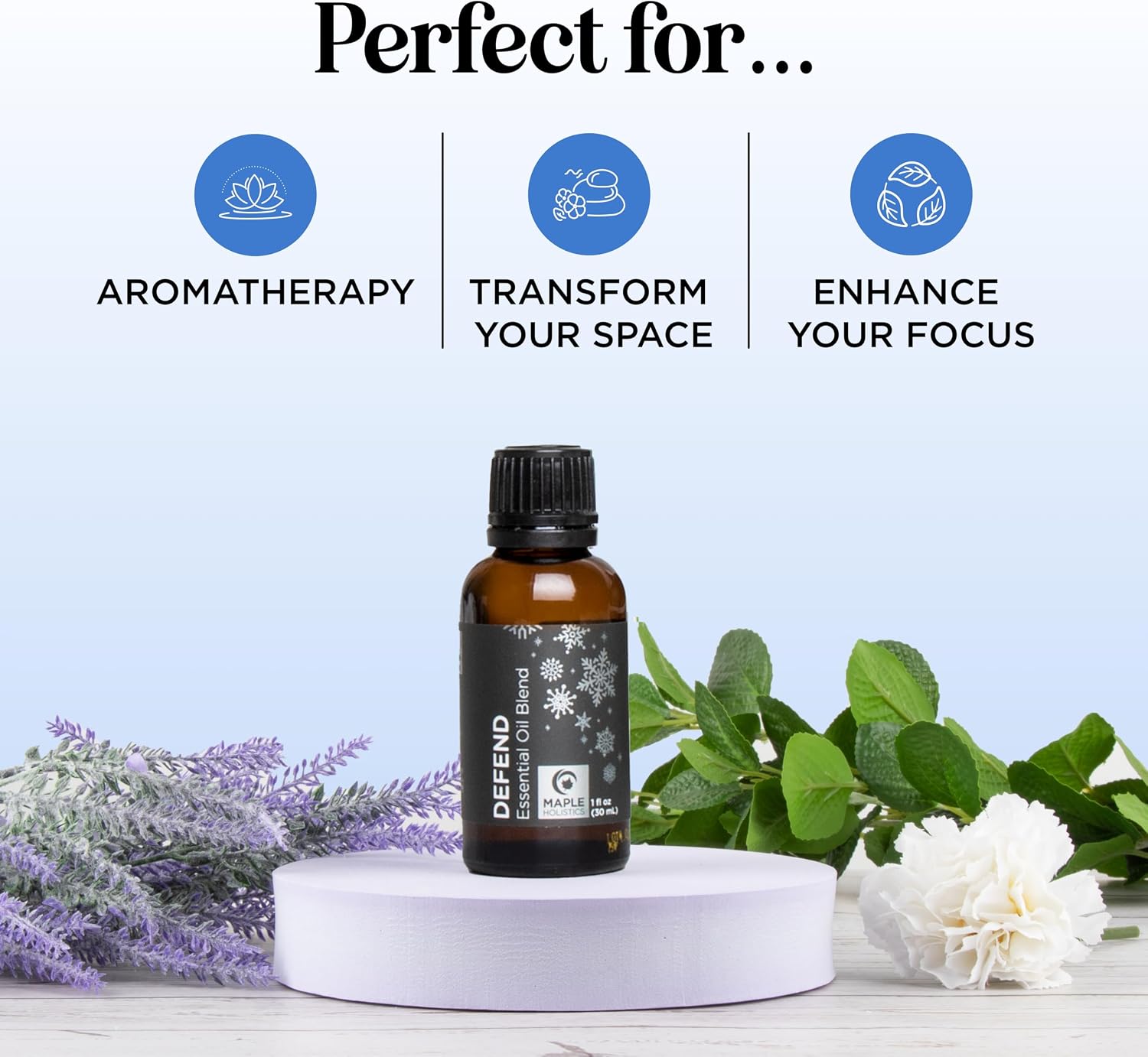Defend Cleaning Essential Oil Blend - Pure Undiluted Natural Purification Essential Oils for Diffusers for Home Cleansing - Aromatherapy Essential