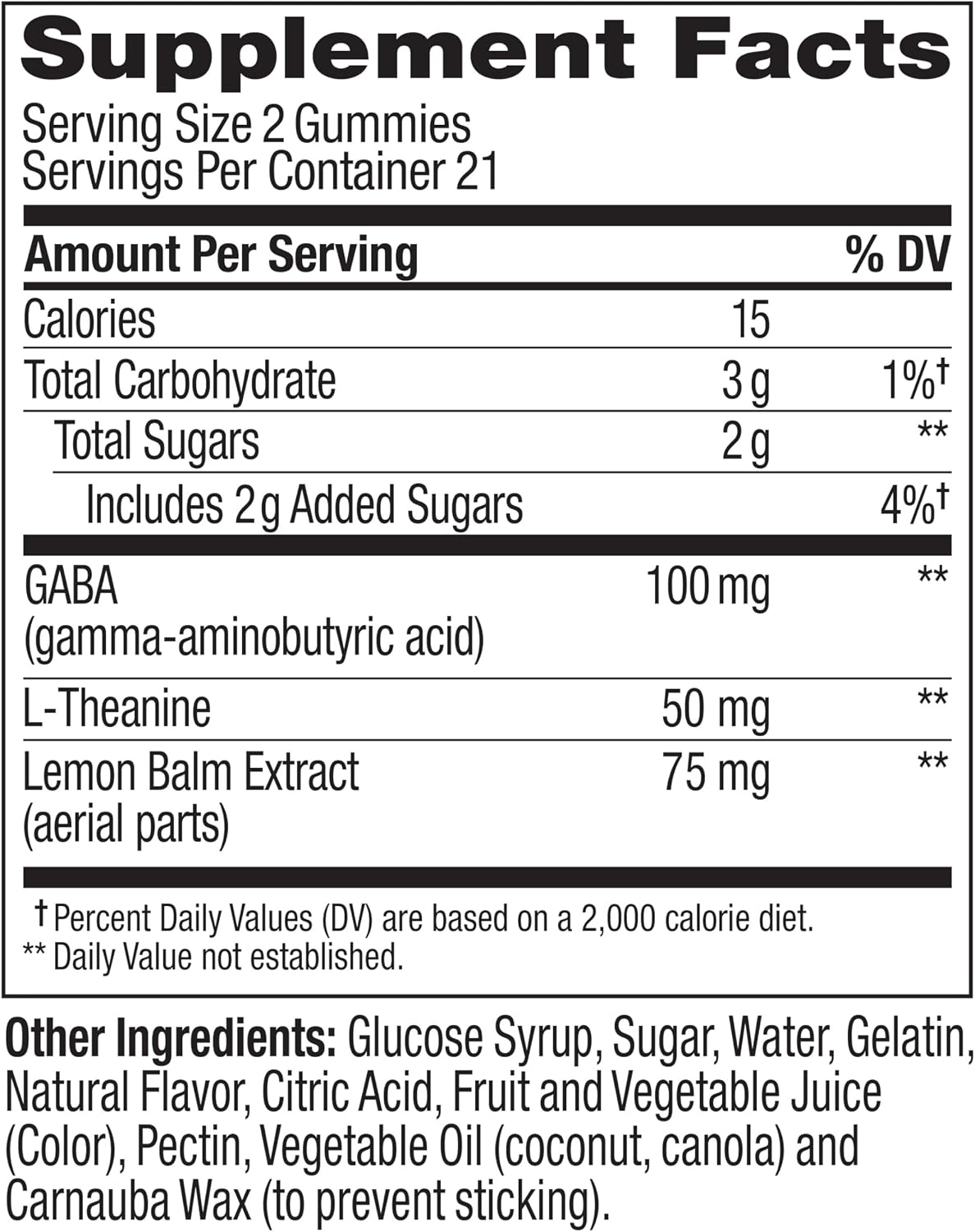 OLLY Goodbye Stress, Stress Support* Supplement, 50mg L-Theanine - 42 Count