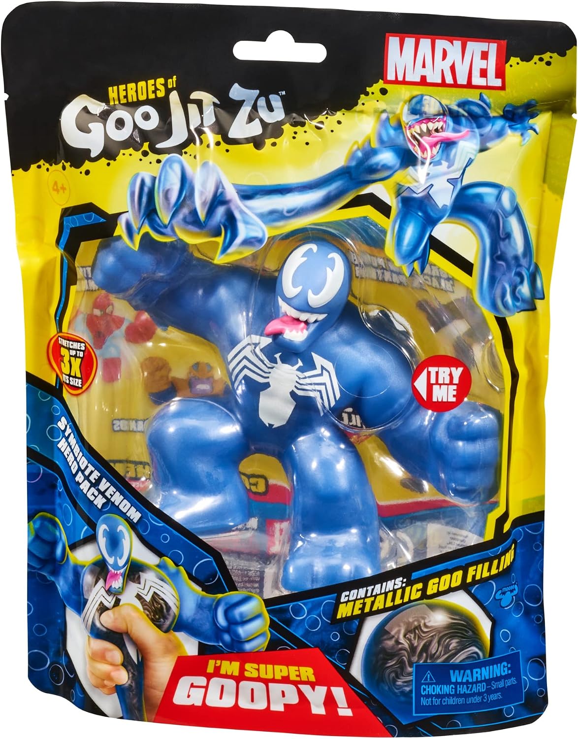 Heroes of Goo Jit Zu Licensed Marvel Hero Pack - Spider-Man, Multicolor (41054)