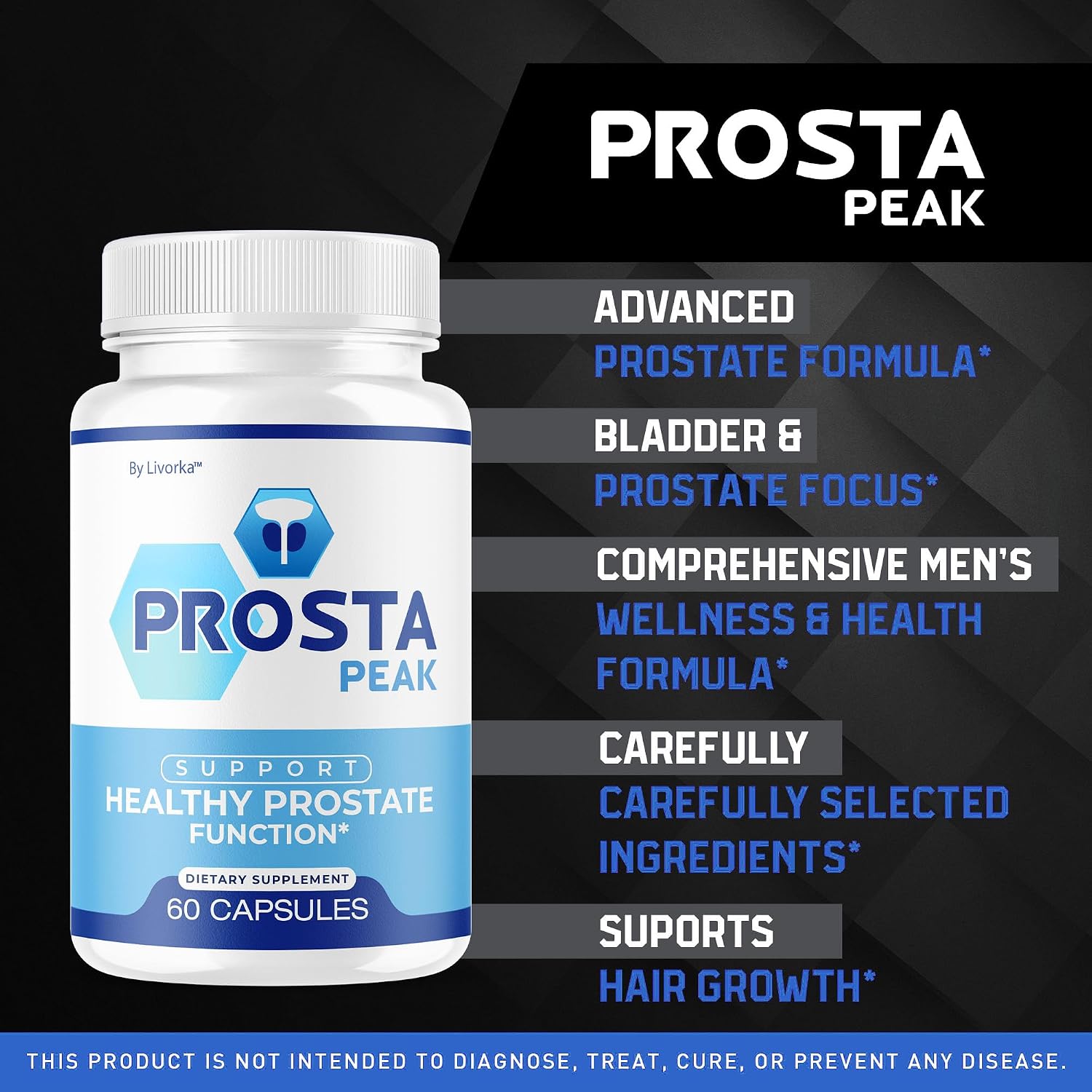 (2 Pack) Prosta Peak Capsules - Official ProstaPeak Support Supplement Pills For Men - Maximum Strenght