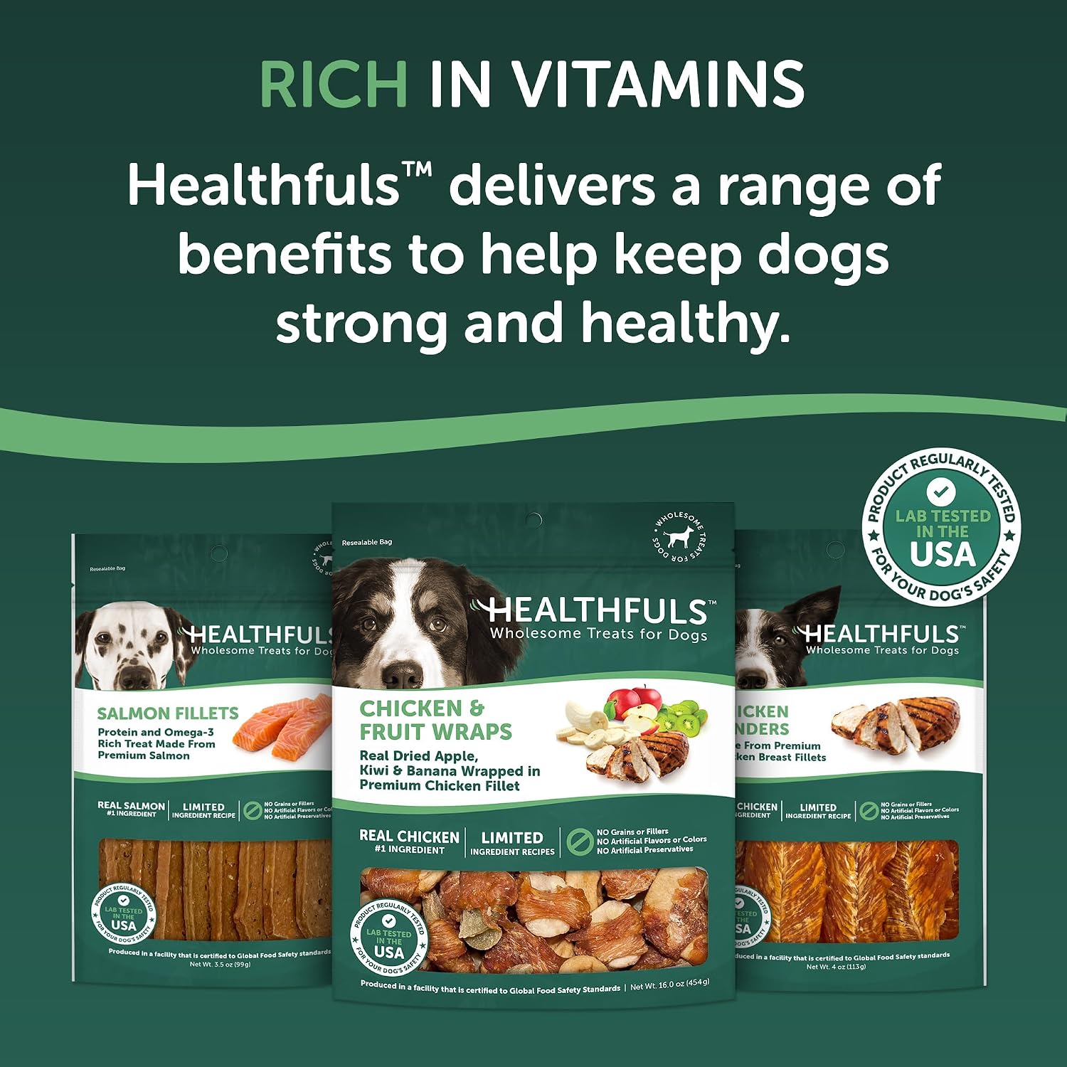 Healthfuls Chicken Wrapped Sweet Potato Dog Treats, 16oz