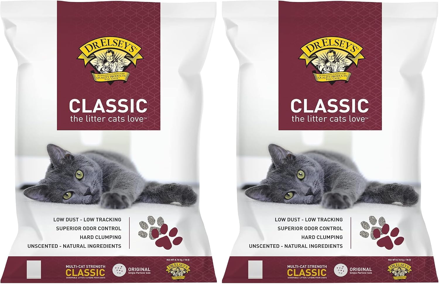 Precious Cat Classic Premium Clumping Cat Litter, 40 lb Bag