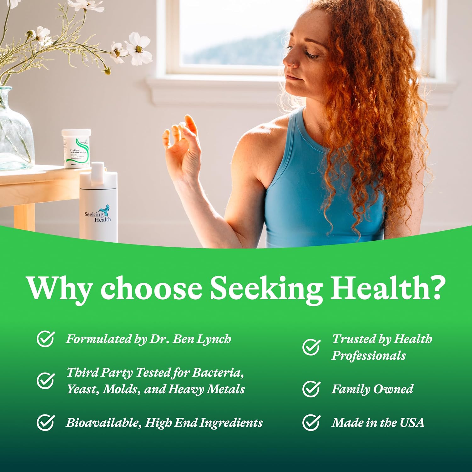 Seeking Health ProBiota Bifidobacterium, 60 Capsules, Probiotic Supplement for Digestive Health, Bifido Only, Vegan- and Vegetarian-Friendly