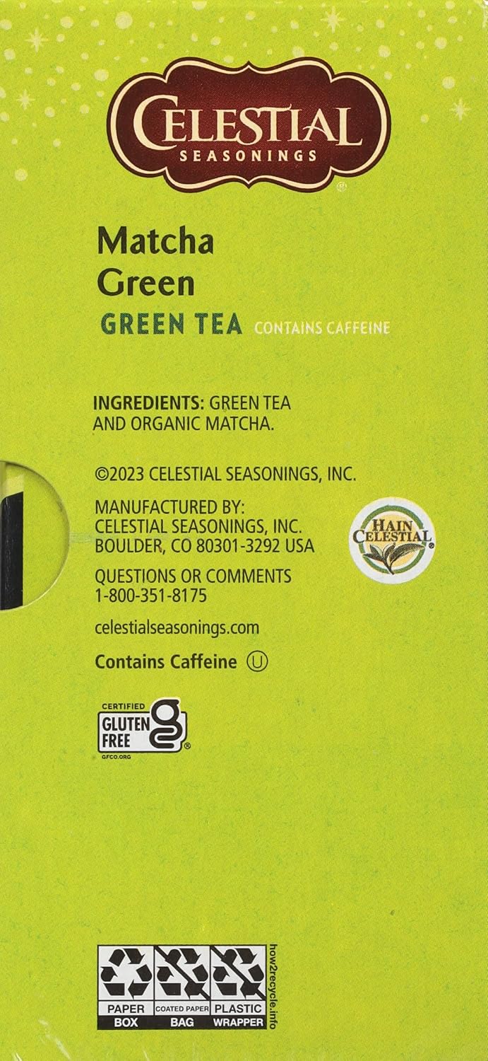 Celestial Seasonings Authentic Green Tea 40 Count