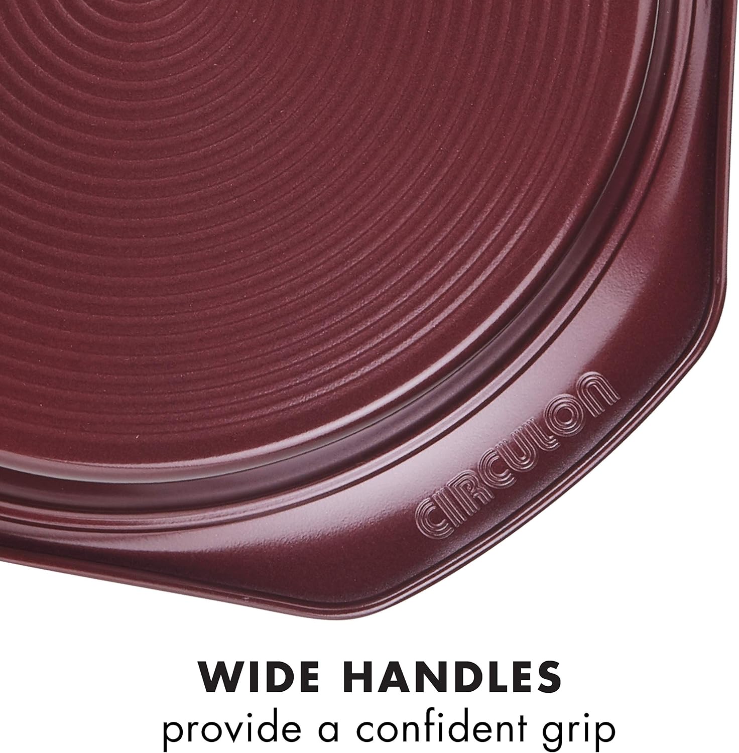 Circulon Nonstick Bakeware Set with Nonstick Cookie Sheet, Bread Pan, Bakings Pan and Cake Pans - 5 Piece, Chocolate Brown