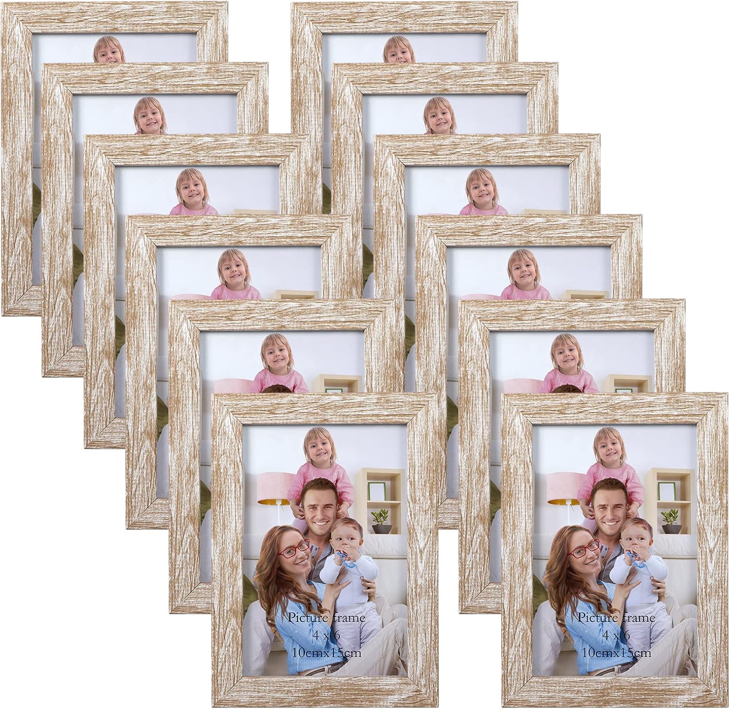 Giftgarden Black 8x10 Picture Frame Bulk, Multi 8 x 10 Photo Frames Set for Wall Hanging or Tabletop, 12 Pack