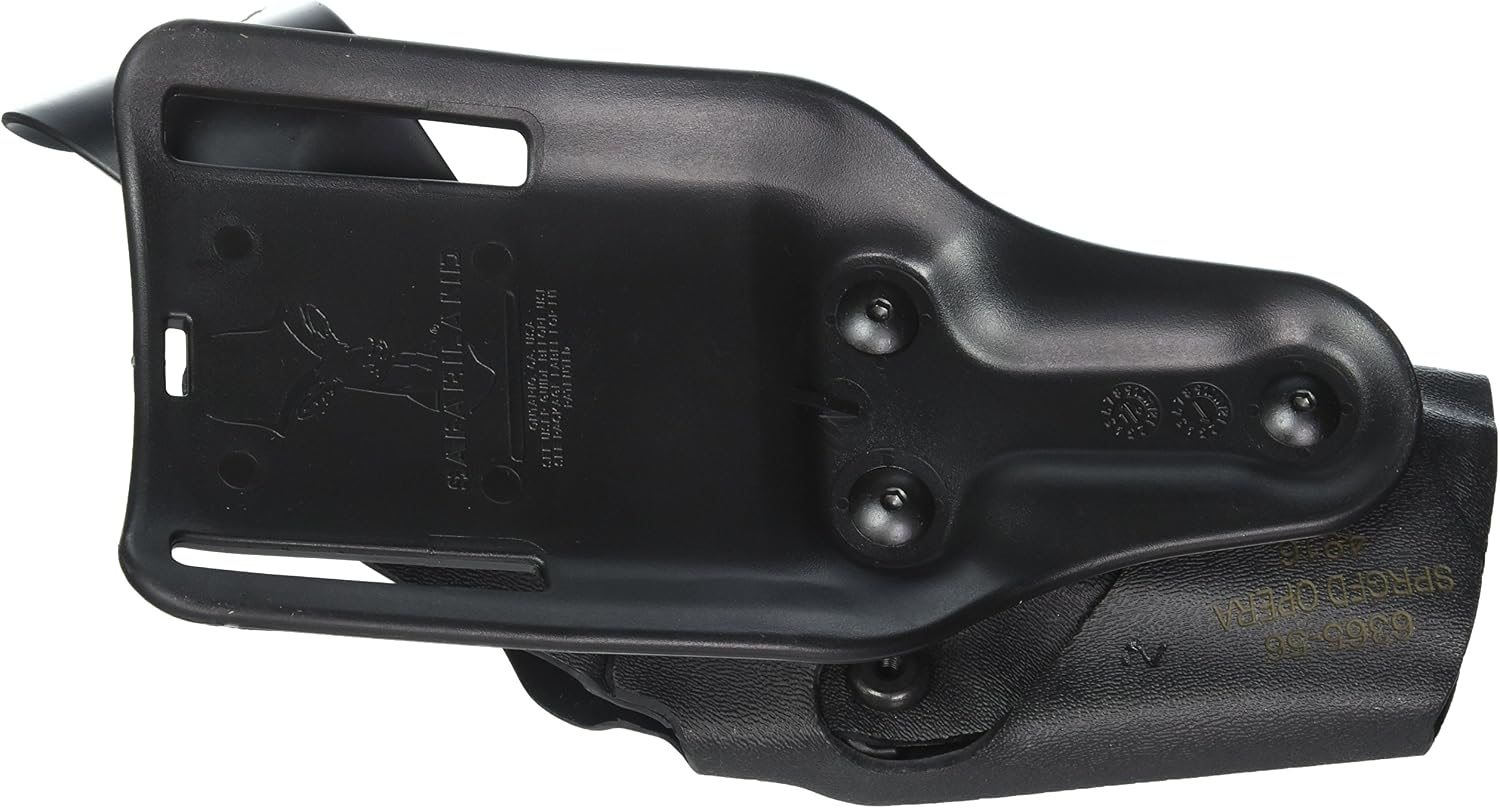 Safariland 6365 ALS Low-Ride, Level 3 Retention Duty Holster w/SLS, Springfield XD .45 (5"), Low-Ride, STX Tactical Black, Right Hand