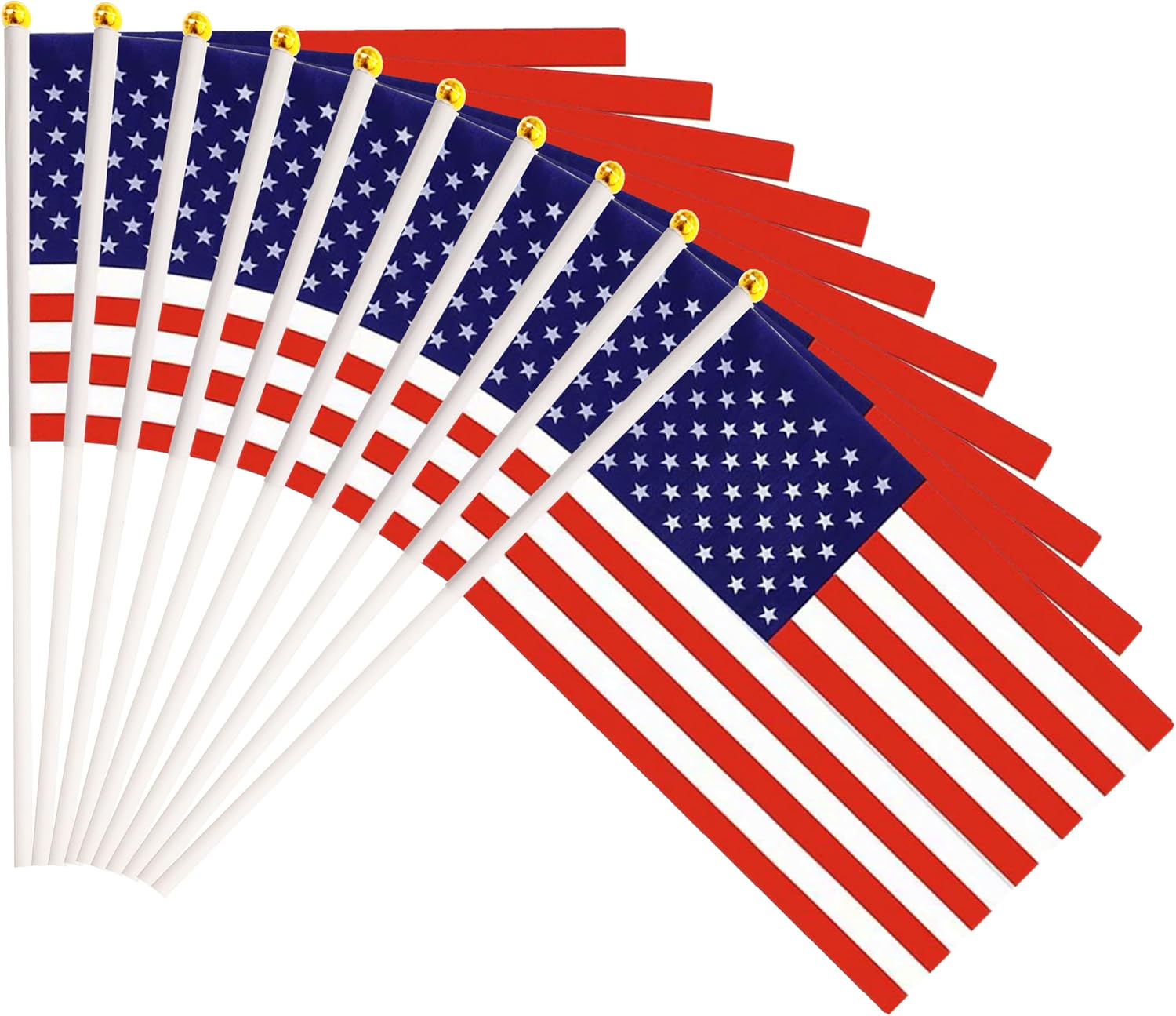 50 Pack Nicaragua Nicaraguan on Stick Flags,Small Mini Hand Held Nicaragua Nicaraguan Flags 5.5x8.3 Inch, Grand Opening, Carnival,Party Events Celebration